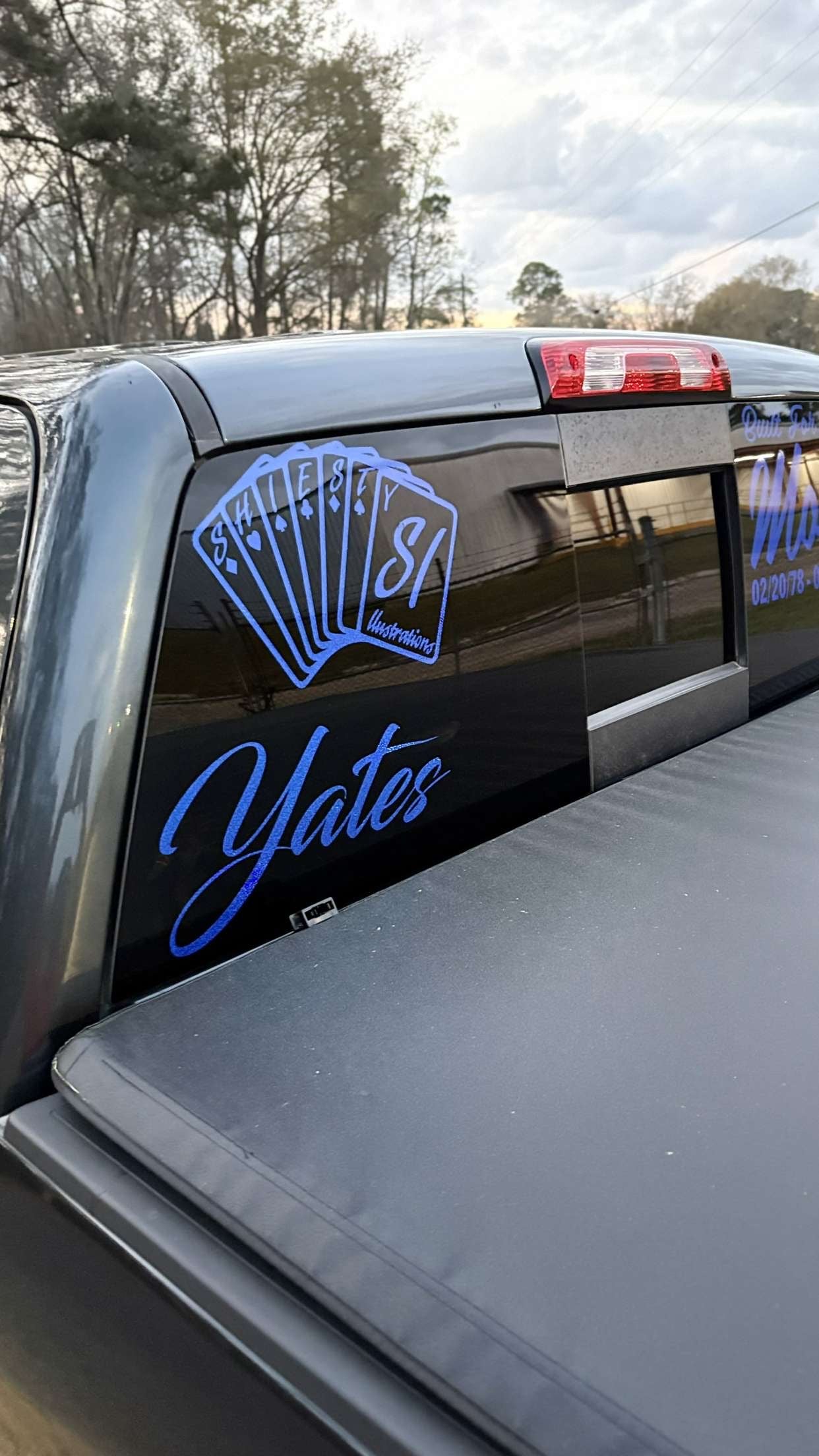 LAST NAME DECAL