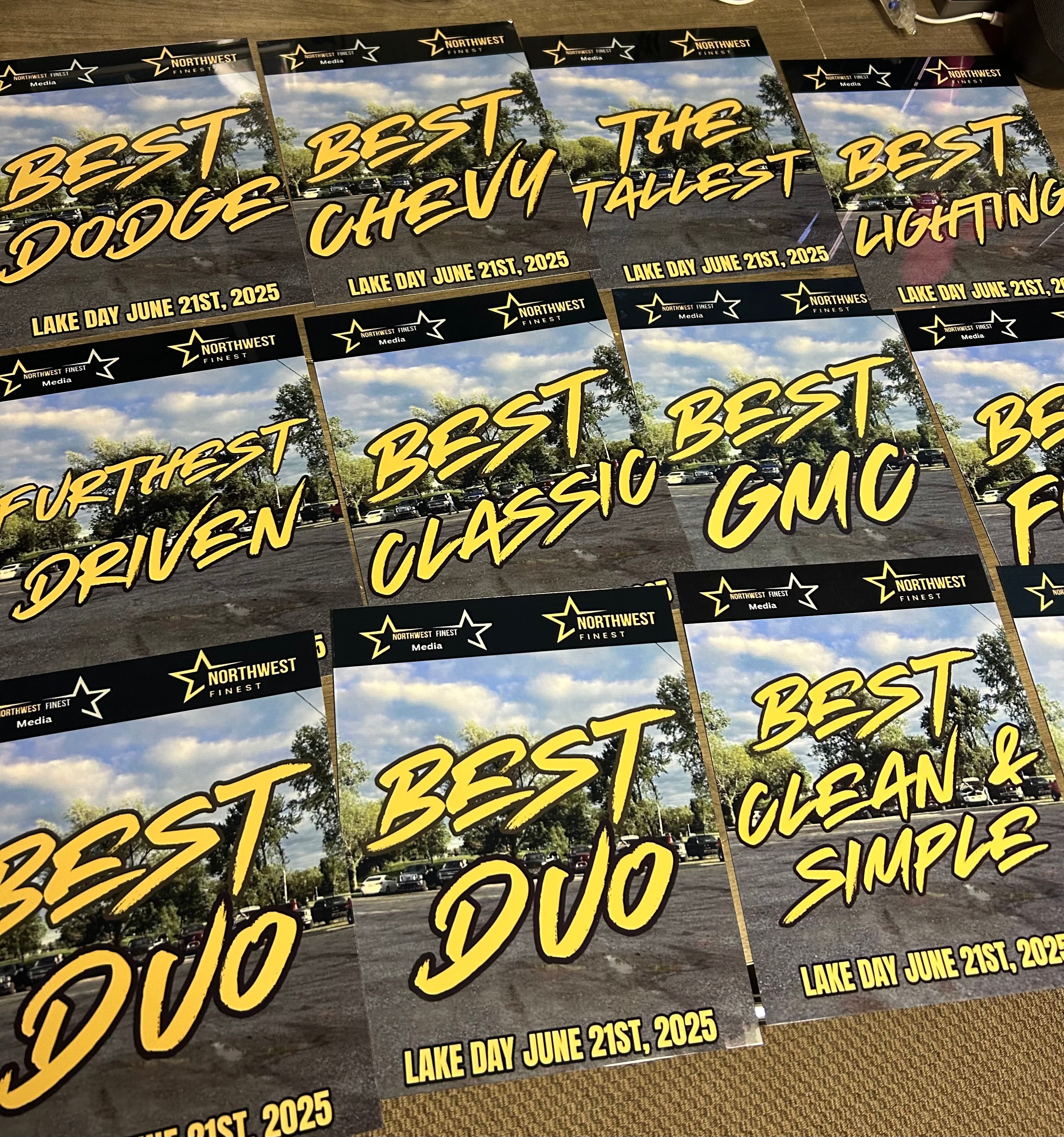 Custom Metal Awards (8x10 inches)