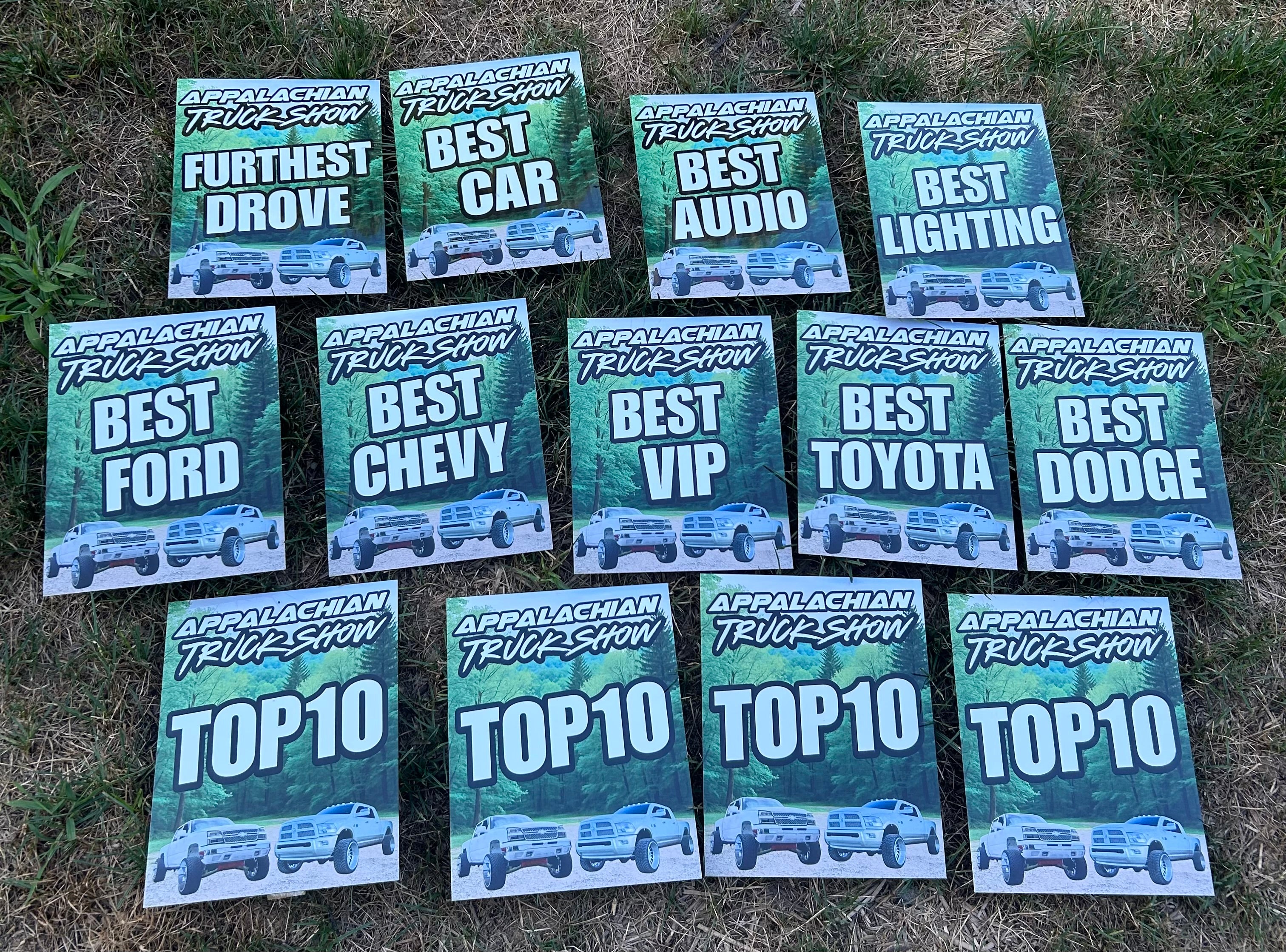 Custom Metal Awards (8x10 inches)
