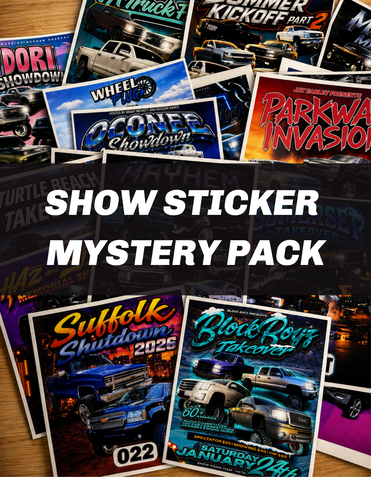 SHOW STICKER MYSTERY PACK