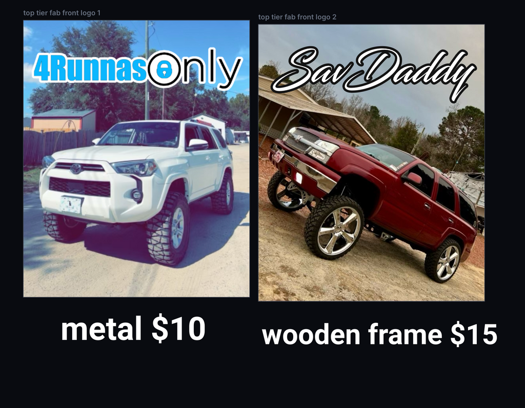 sav custom plaques and sticker