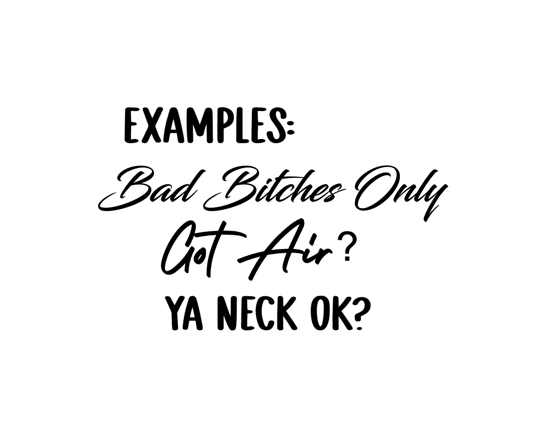 PHRASE DECAL