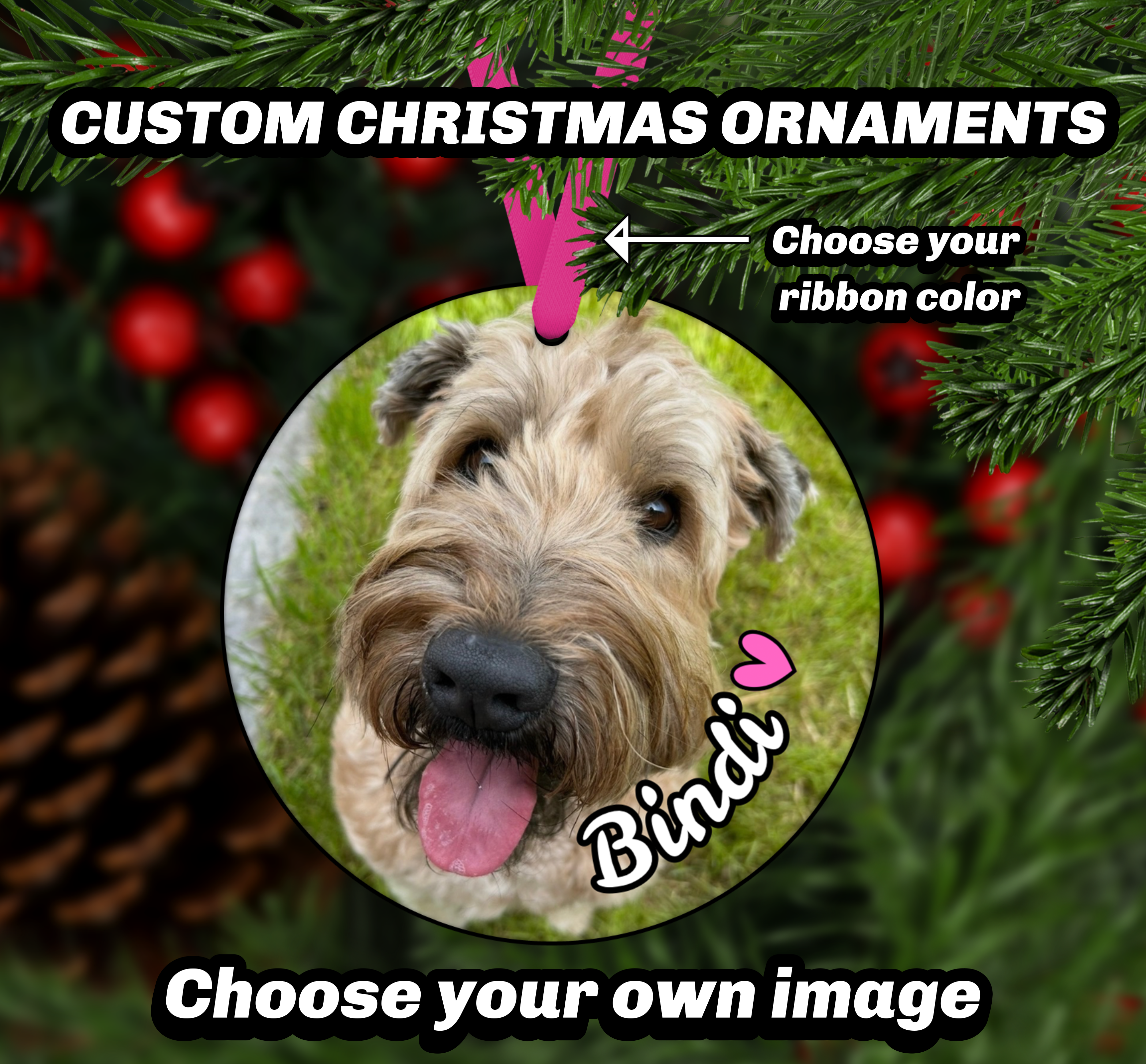 CUSTOM CHRISTMAS ORNAMENT