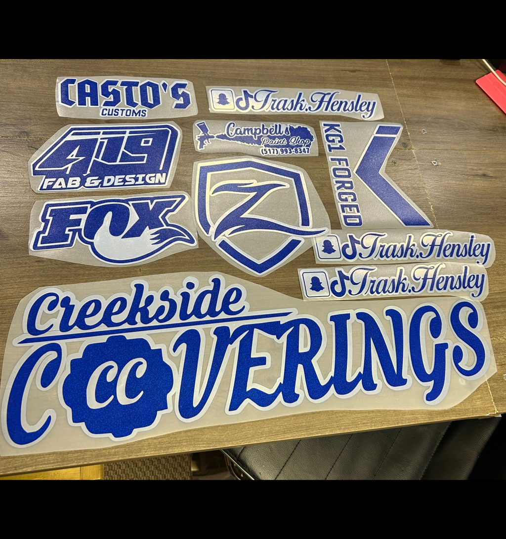 CUSTOM BRAND DECAL