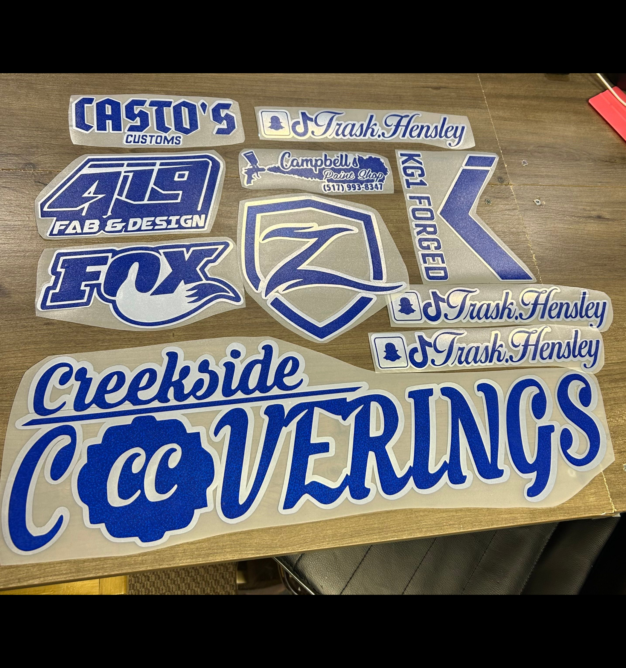 CUSTOM BRAND DECAL
