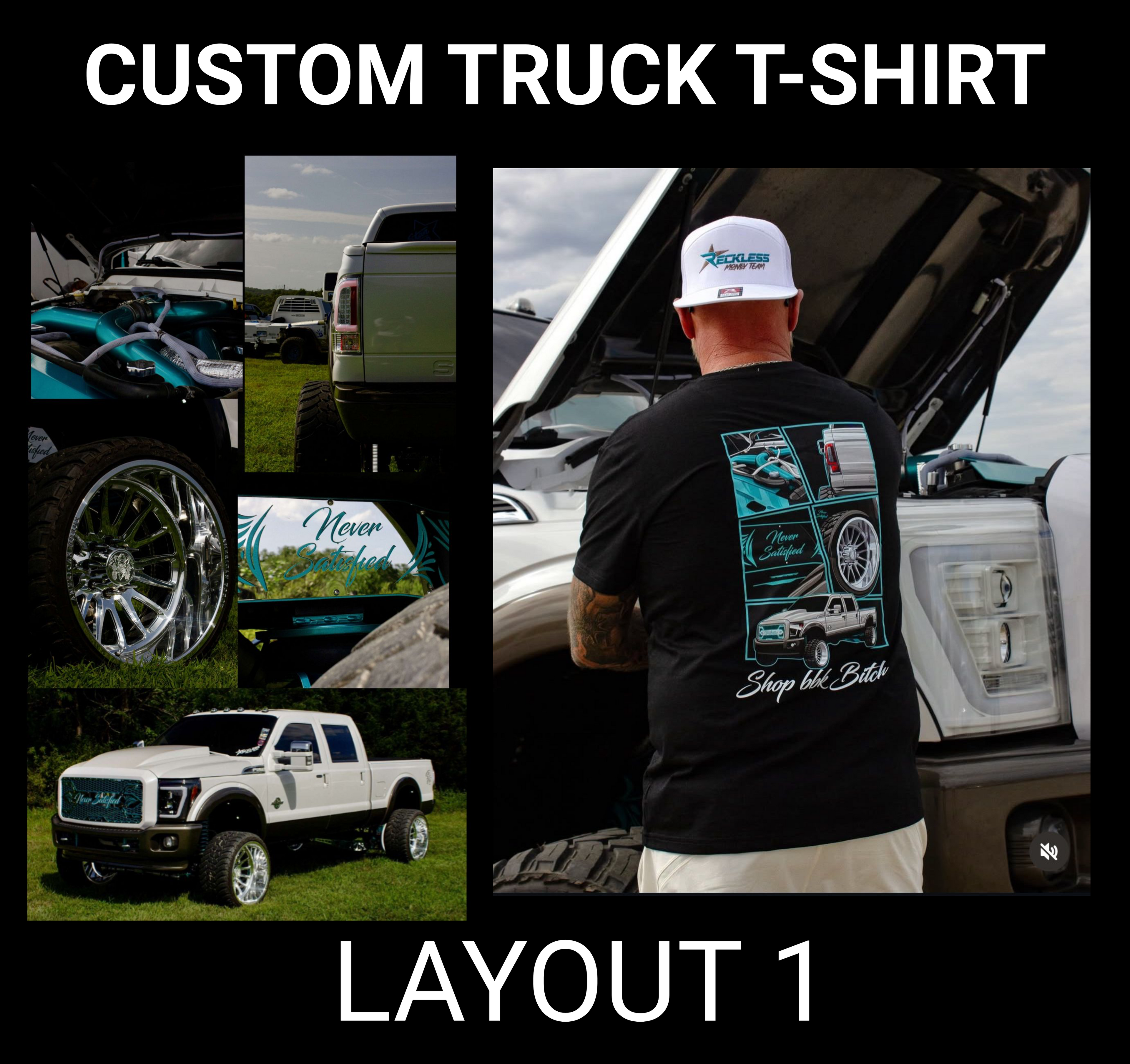 Custom Truck T-Shirt-Layout 1