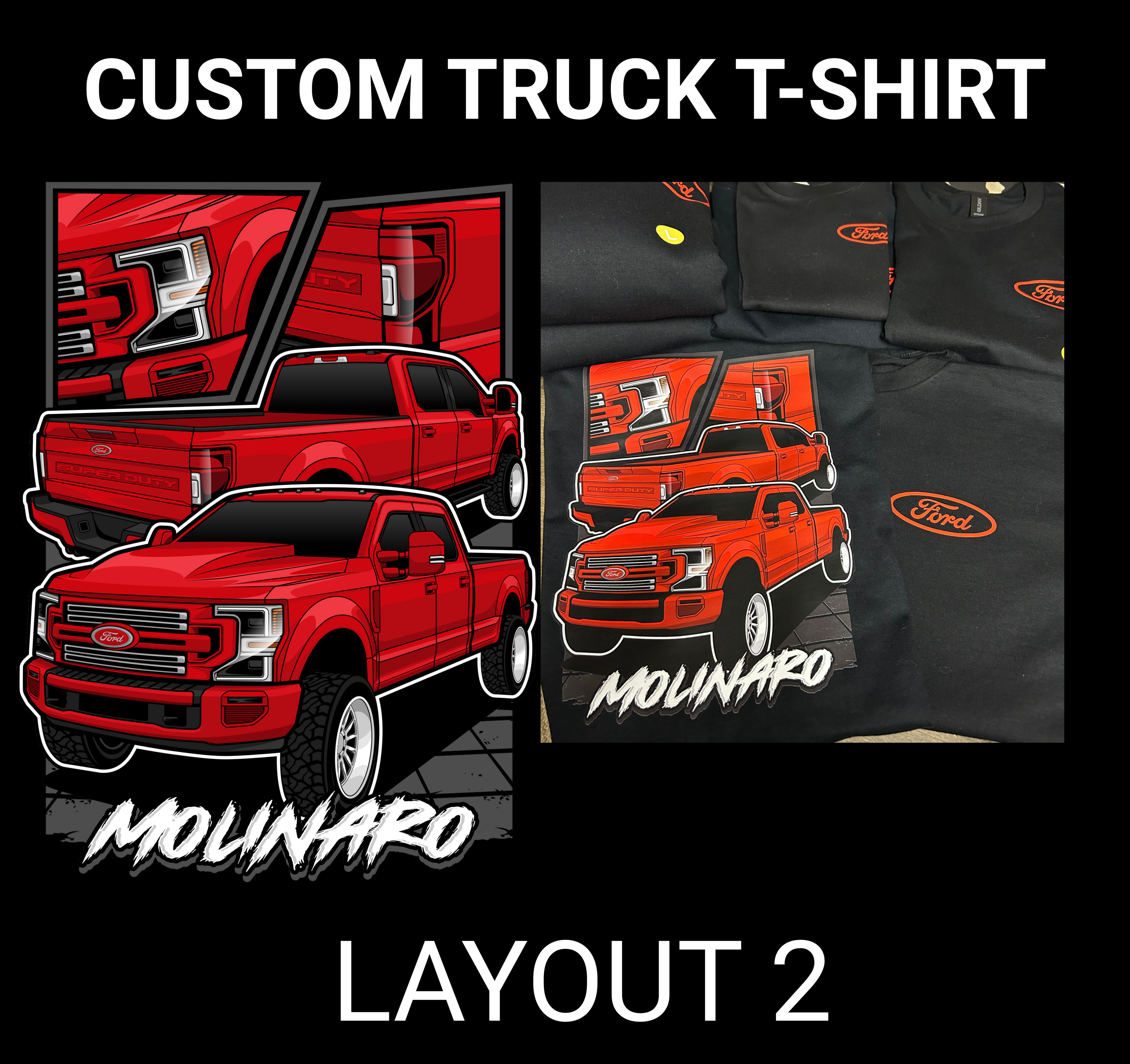Custom Truck T-Shirt-Layout 2