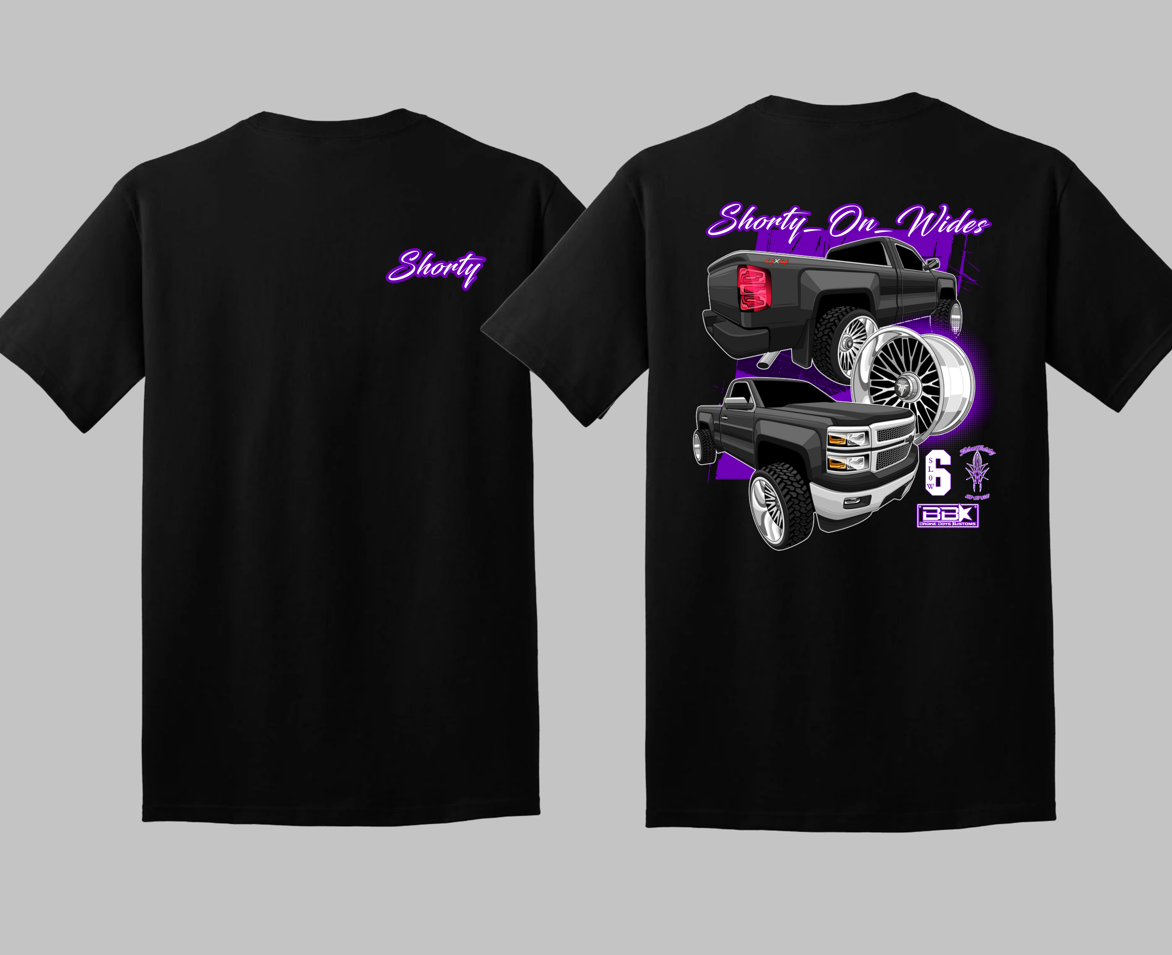 SHORTY_ON_WIDES T-SHIRT