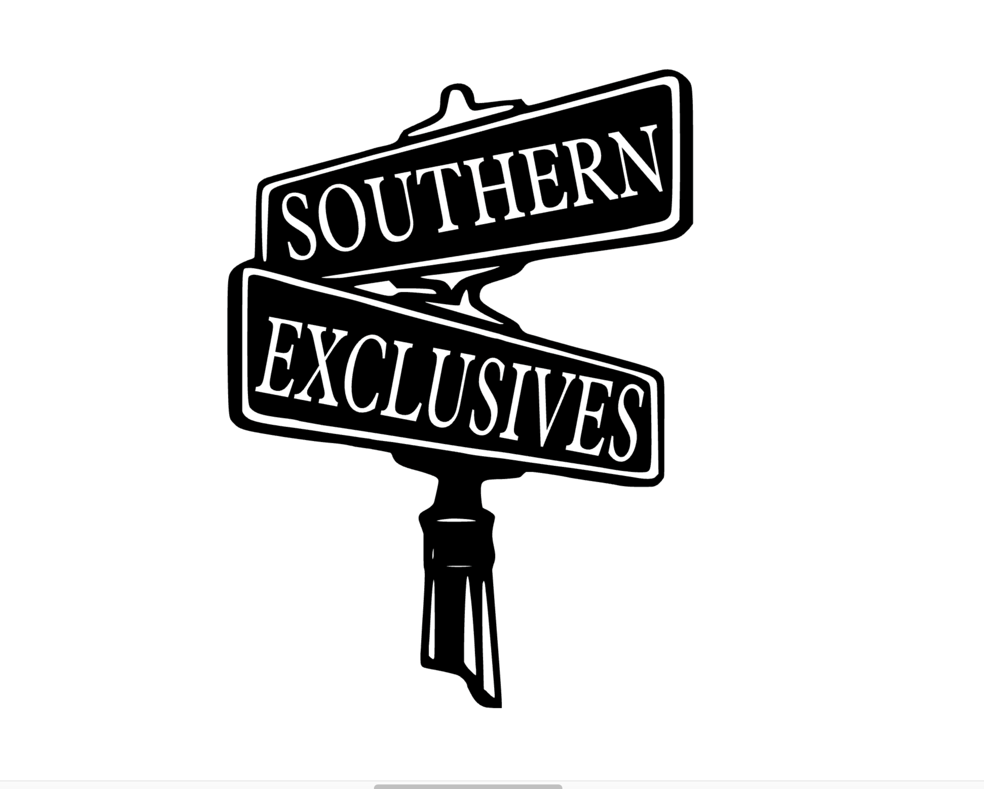 SOUTHERN EXCLUSIVES SIGN DECAL image 0