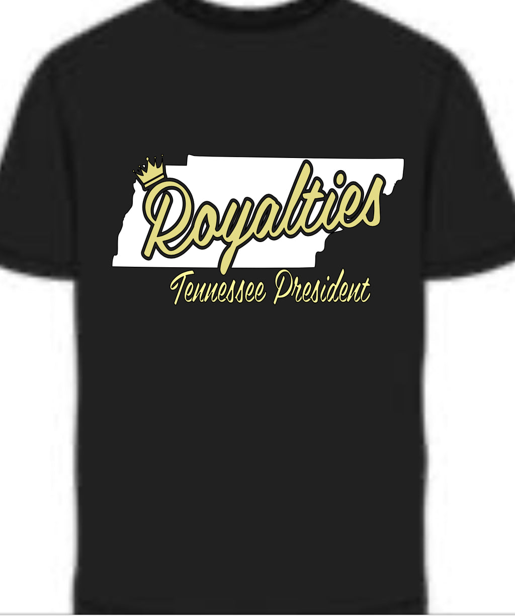 ROYALTIES CUSTOM STATE PRESIDENT T SHIRT image 0