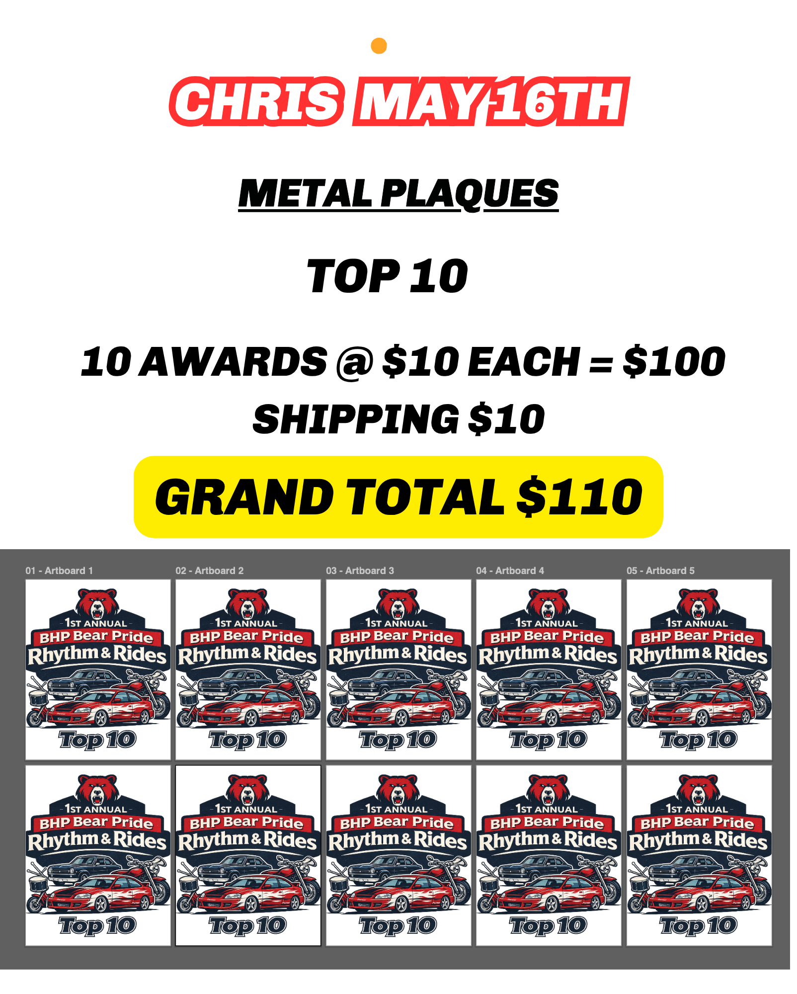 chris awards
