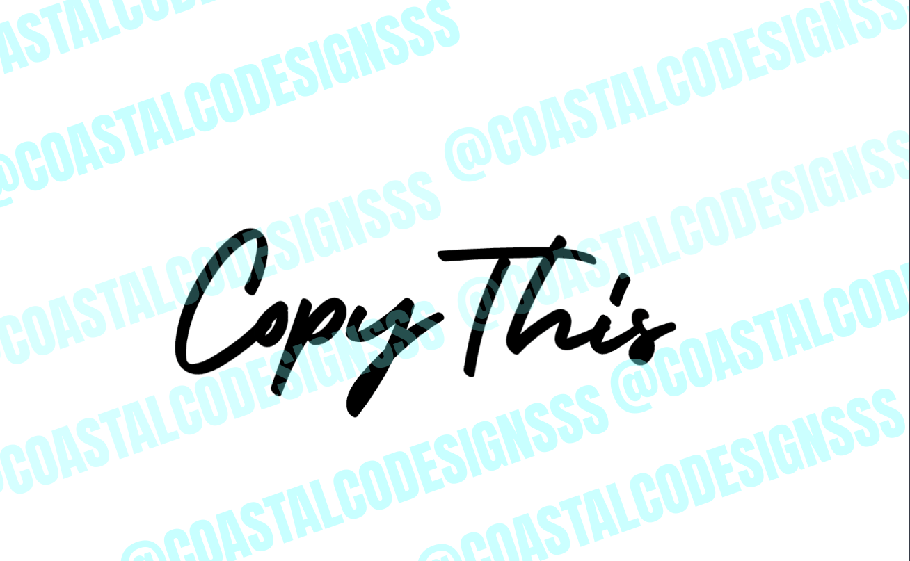"COPY THIS" DECAL image 0