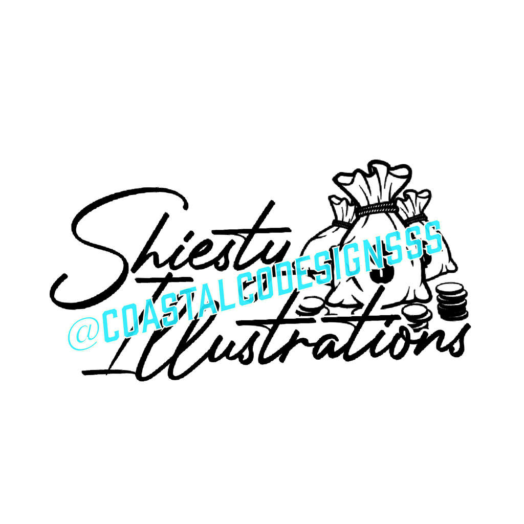  SHIESTY ILLUSTRATIONS MONEY DECAL image 0
