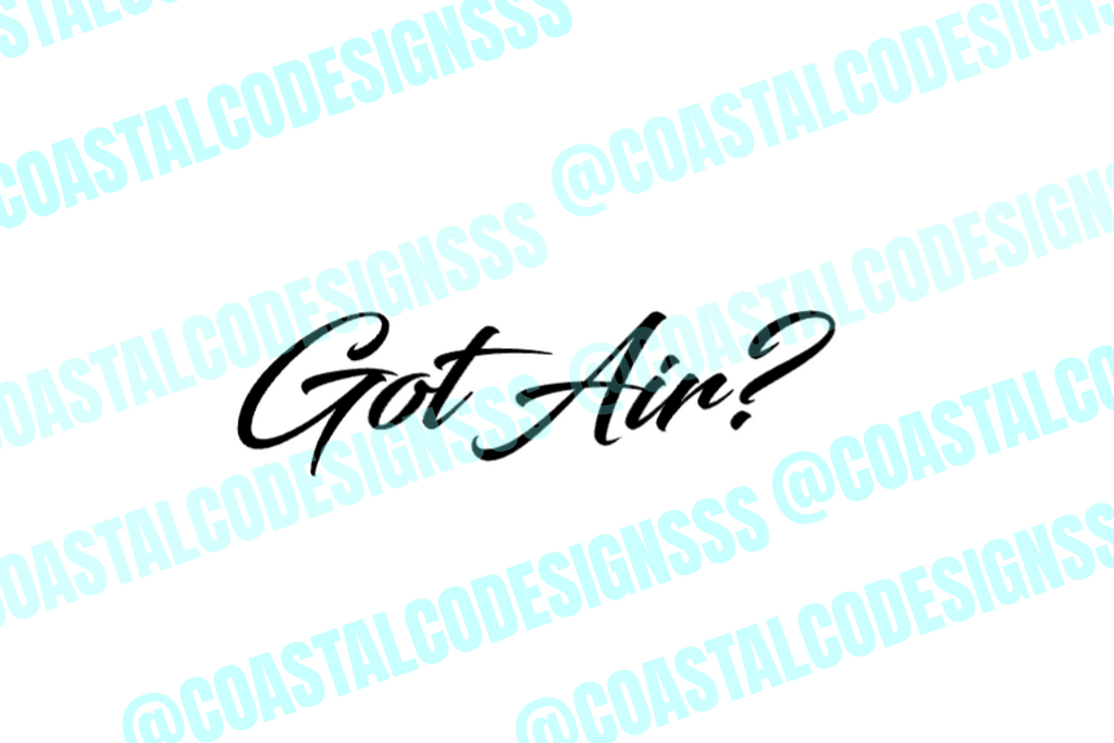 GOT AIR? DECAL image 0