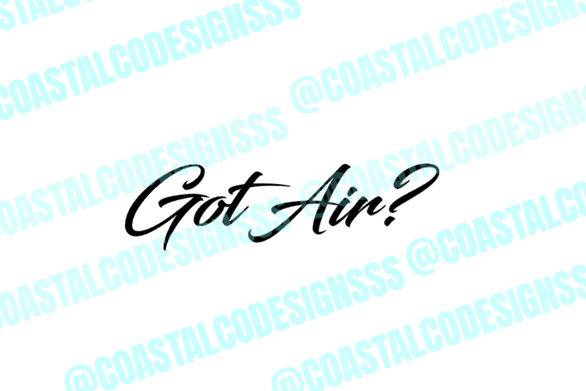 GOT AIR? DECAL image 0