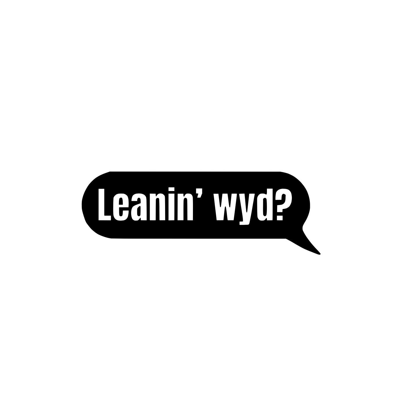 LEANIN WYD  DECAL image 0