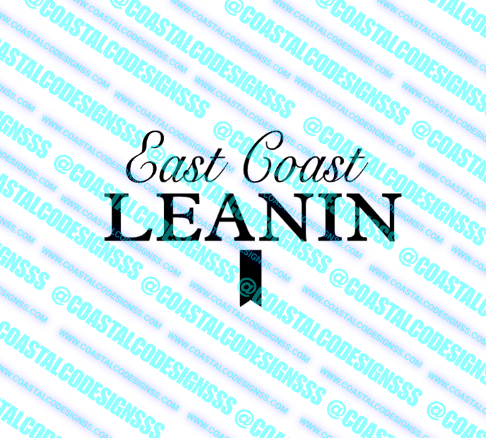 EAST COAST LEANIN DECAL image 0