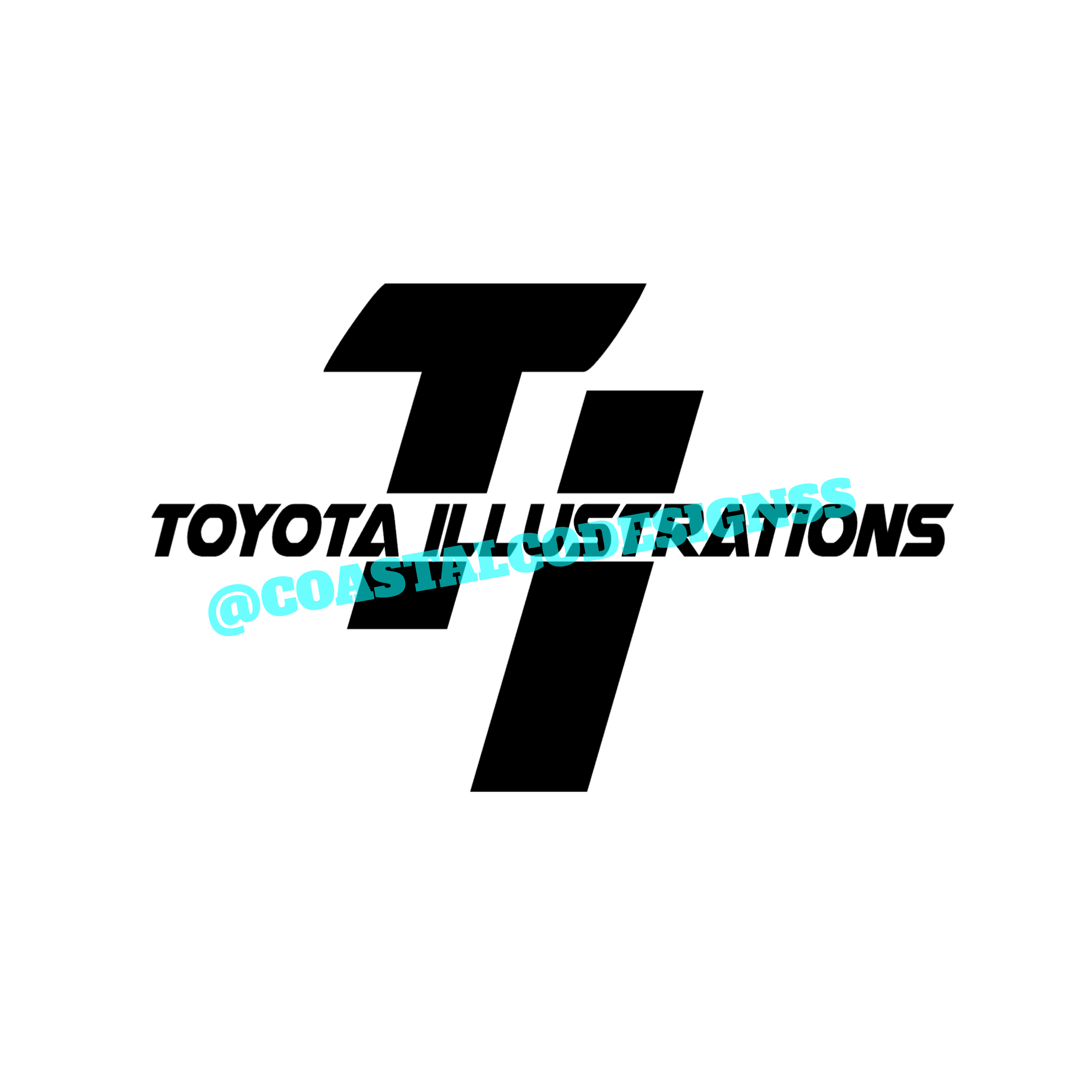TOYOTA ILLUSTRATIONS DECAL 1 image 0