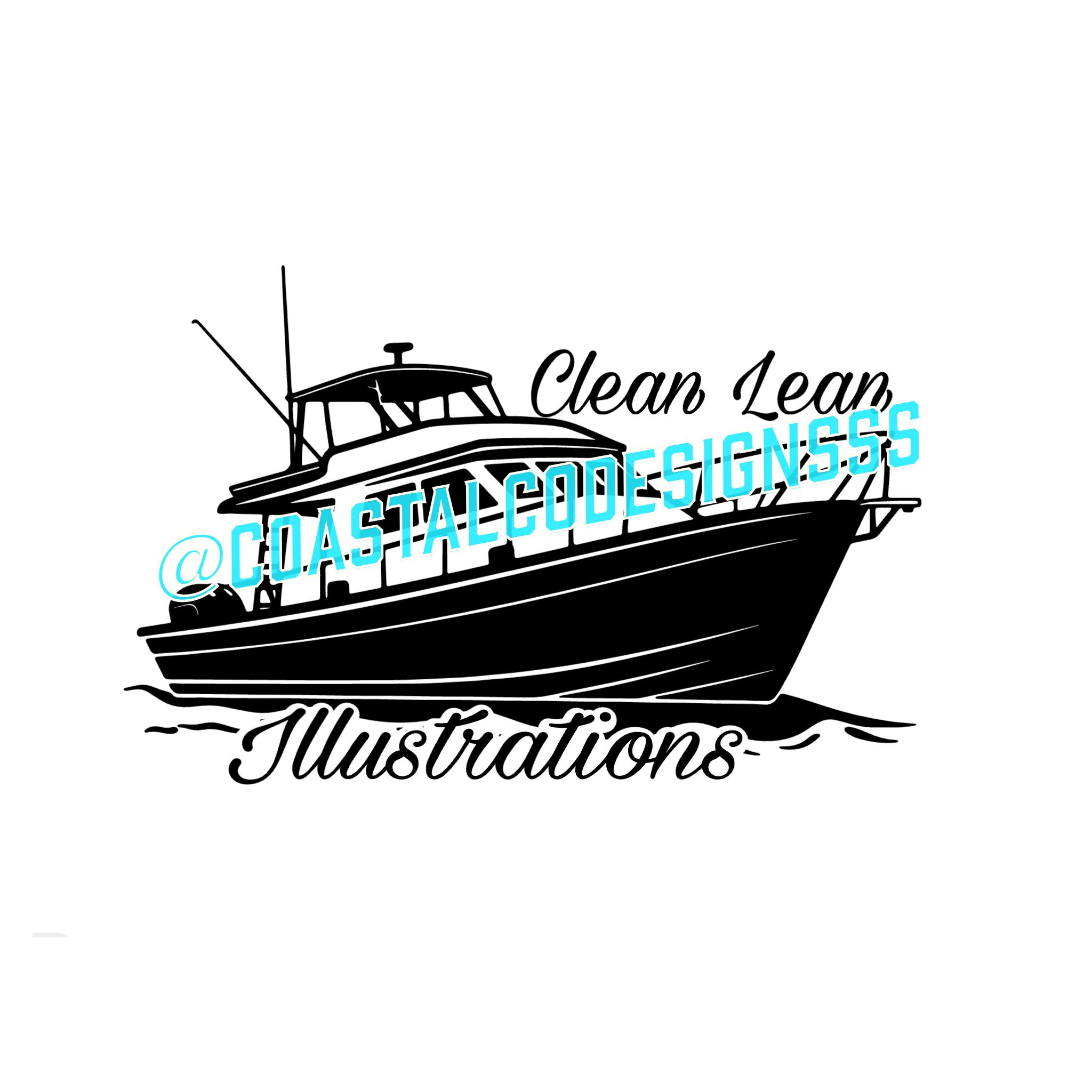 CLEAN LEAN ILLUSTRATIONS DECAL 3 image 0