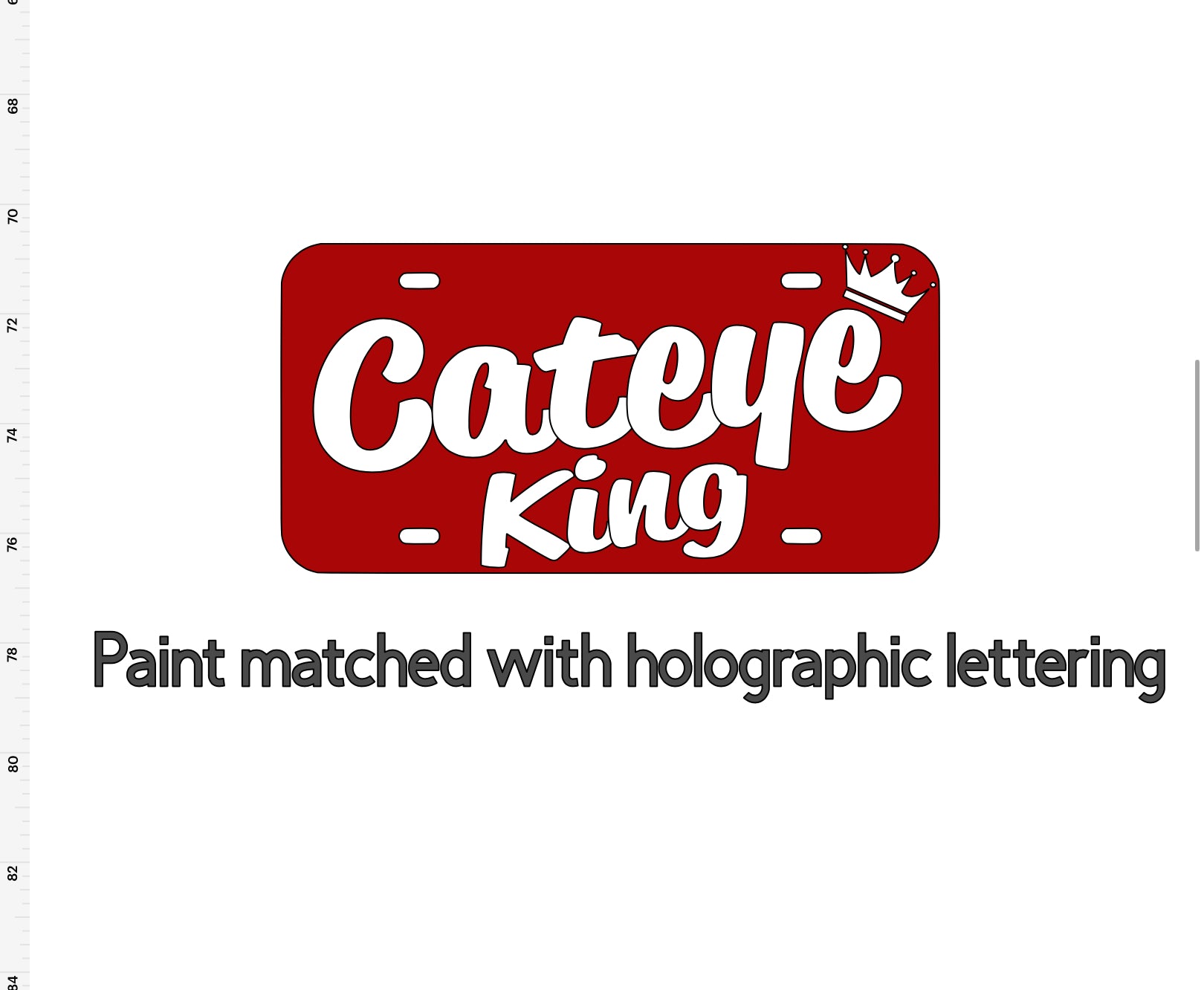 CATEYE KING CUSTOM image 0