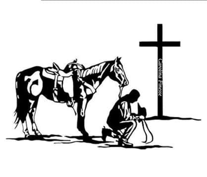 CAROLINA FINESSE CROSS DECAL image 0