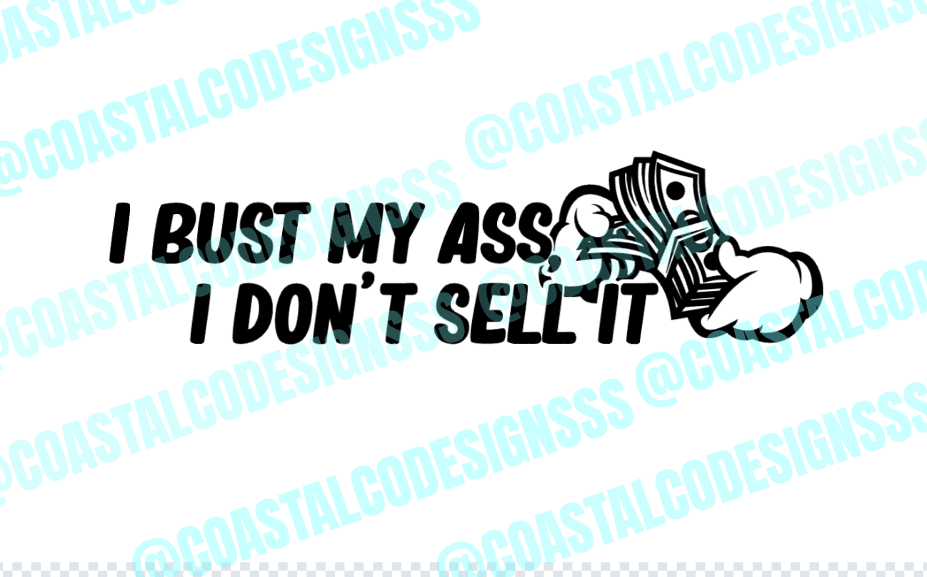 DON'T SELL IT DECAL image 0