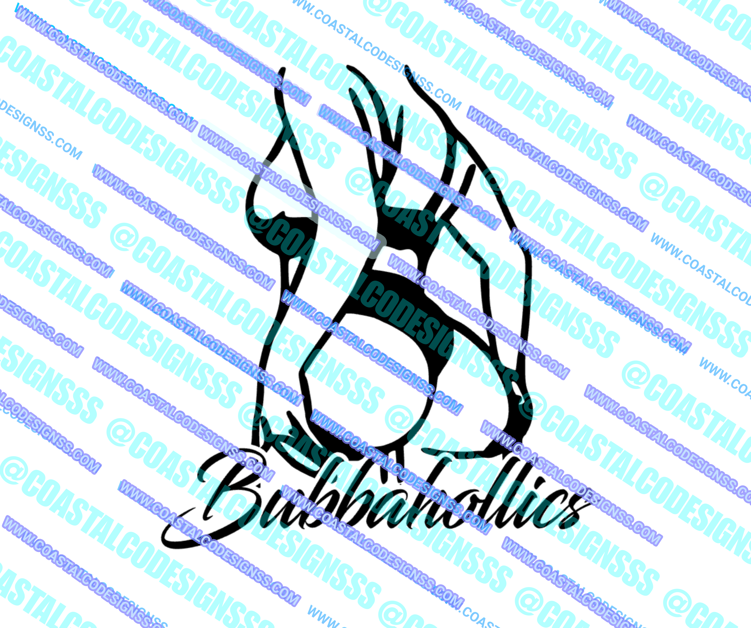 BUBBAHOLLICS GIRL DECAL image 0