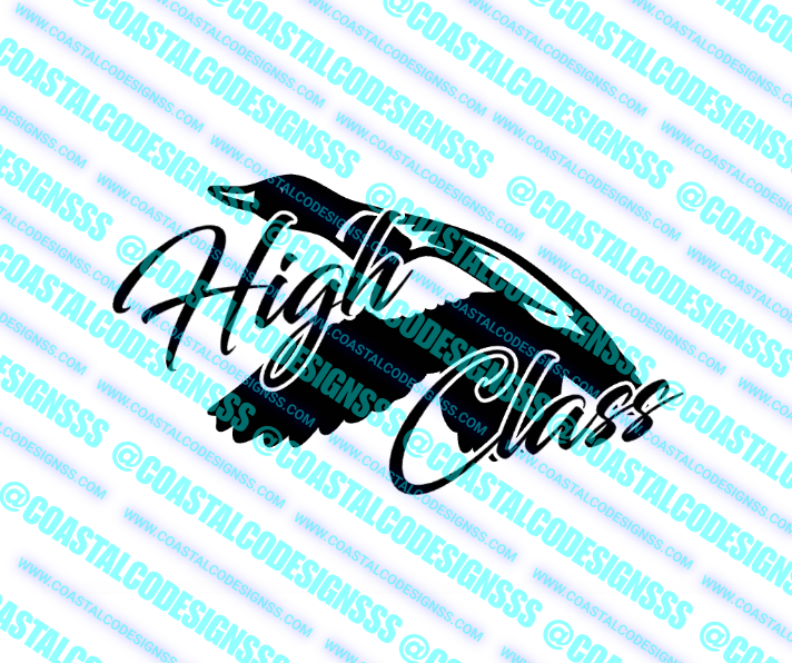 HIGH CLASS DUCK DECAL image 0