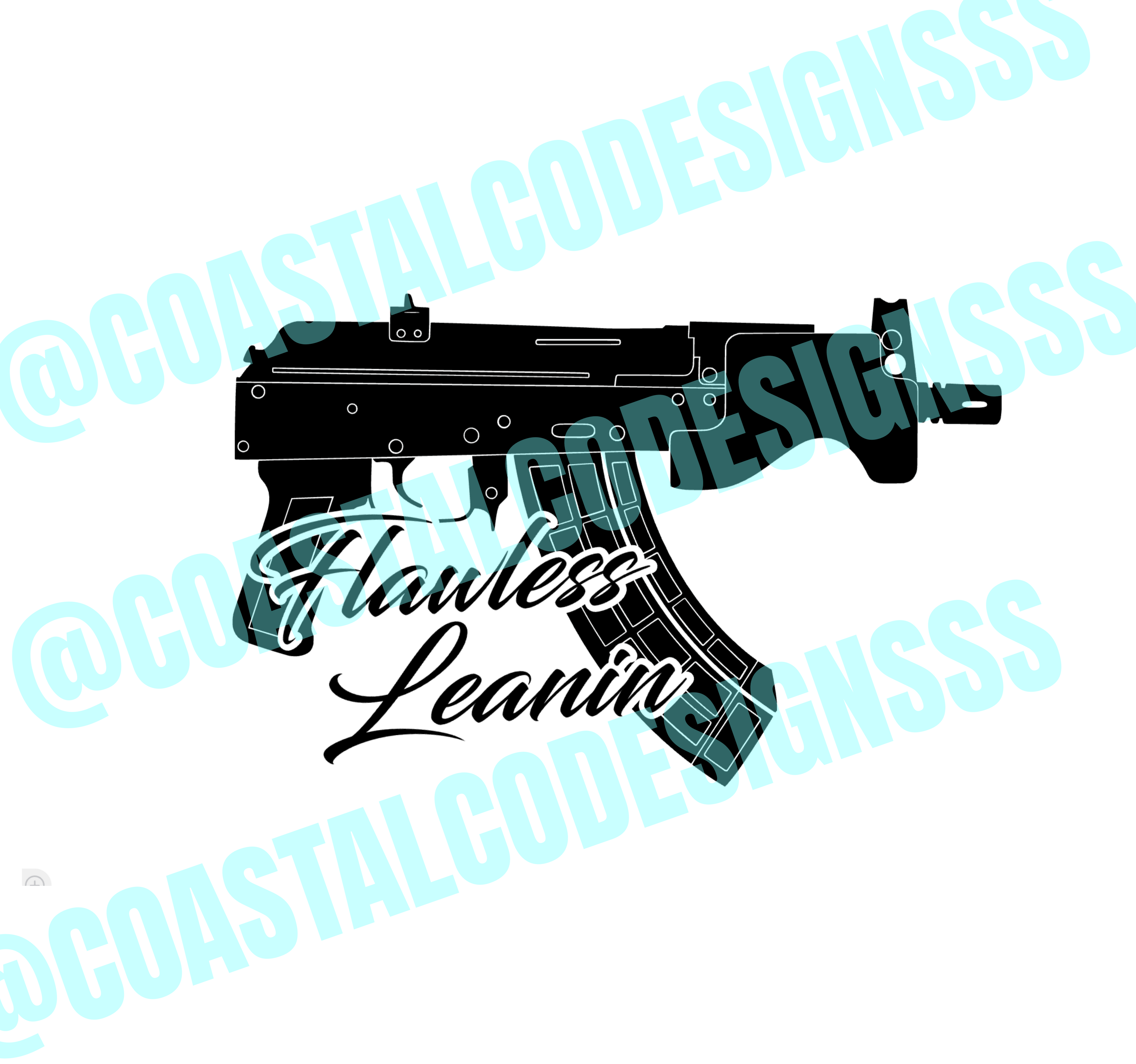 FLAWLESS LEANIN DRACO DECAL image 0