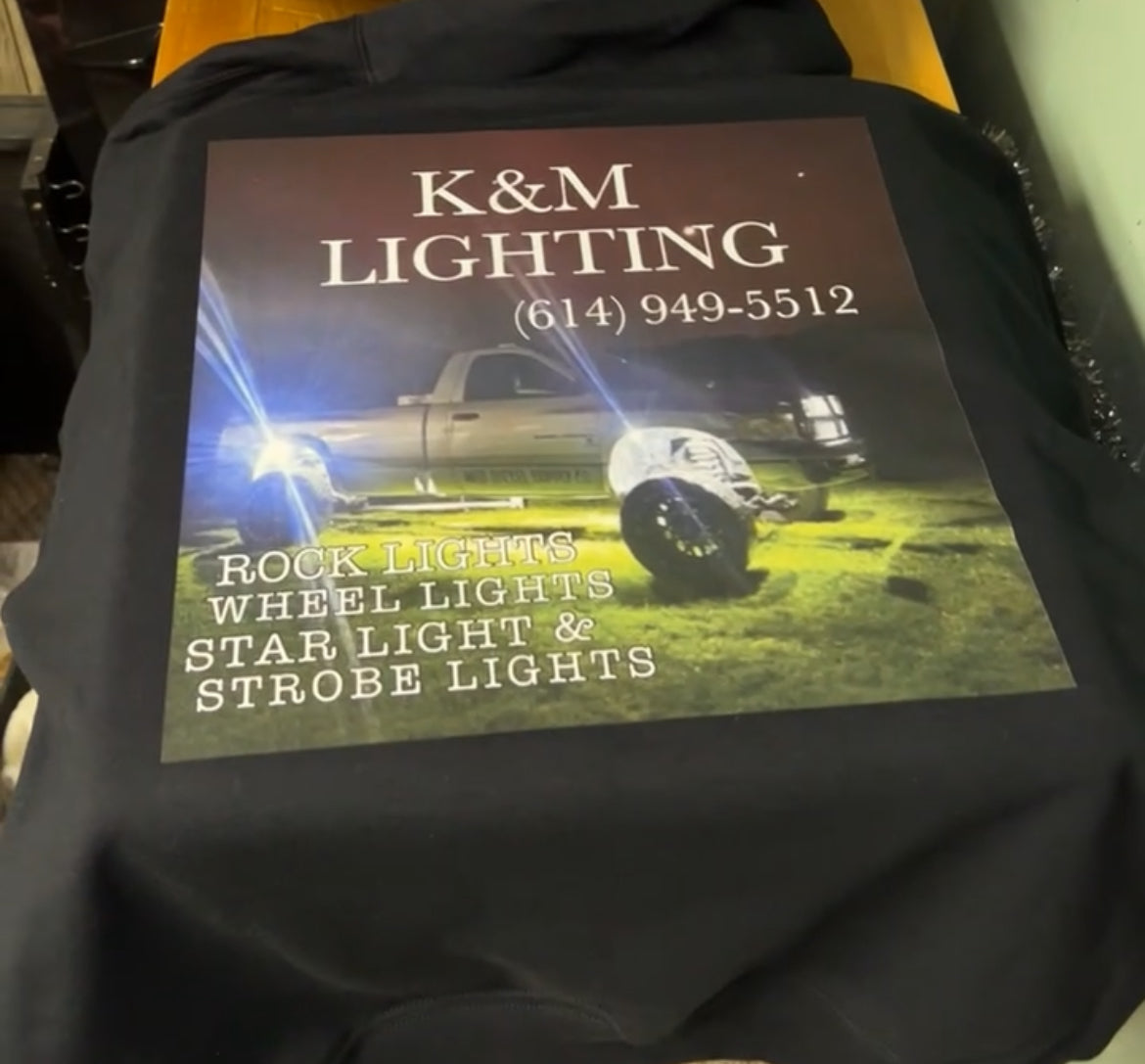 K&M lighting - hoodie 2XL image 0
