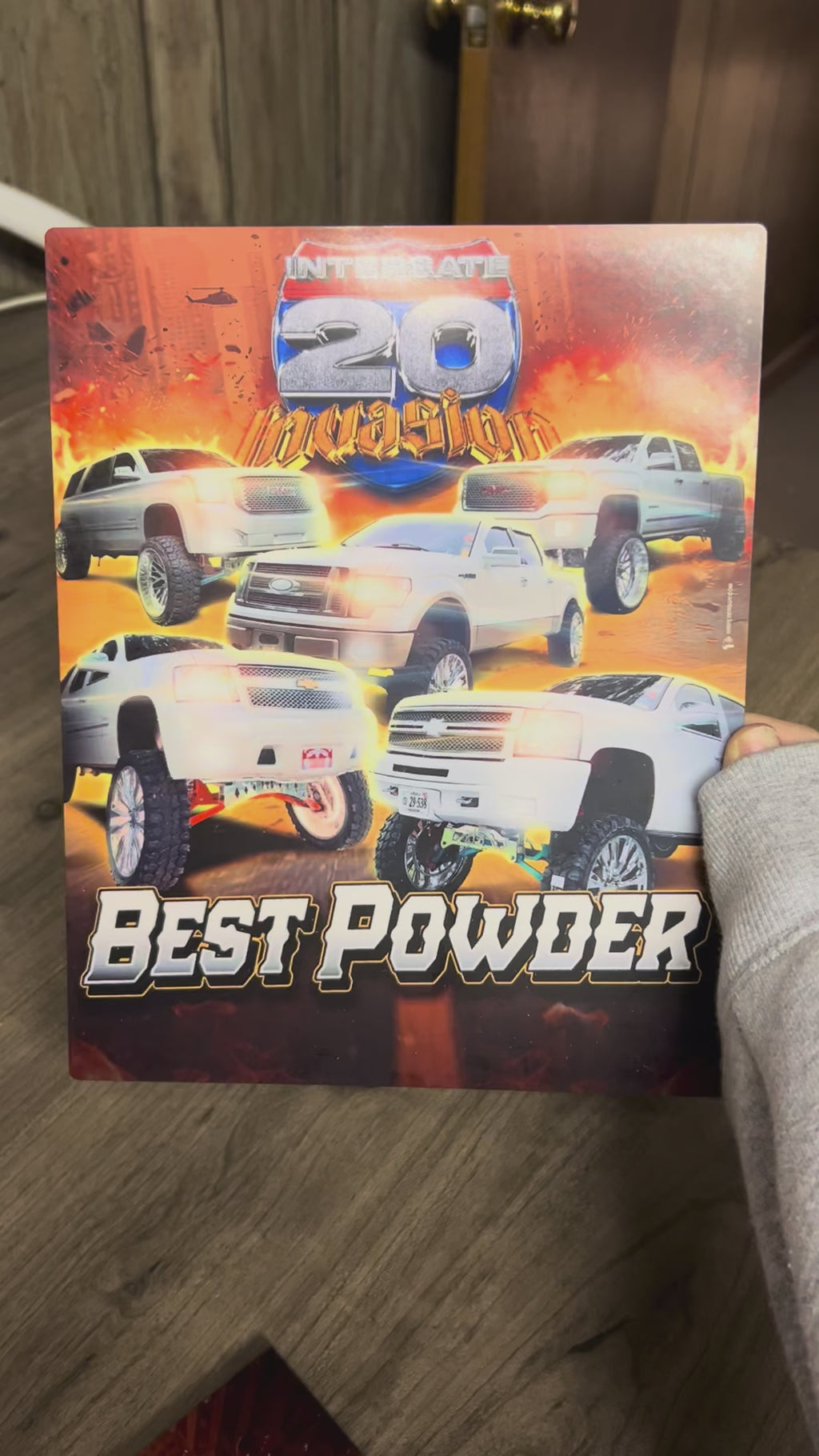 Custom Wood Plaque With Stand (8x10 inches, Wood)