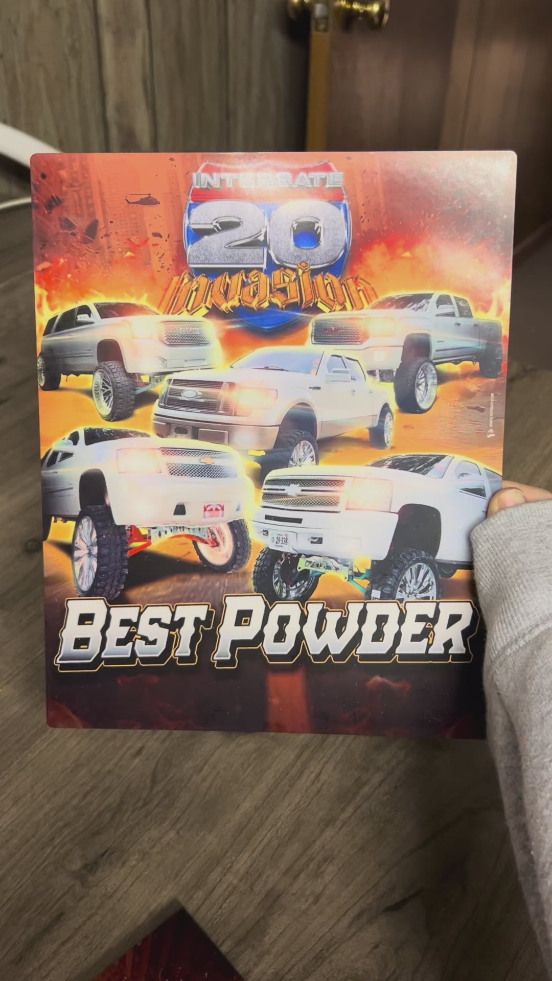 Custom Wood Plaque With Stand (8x10 inches, Wood)