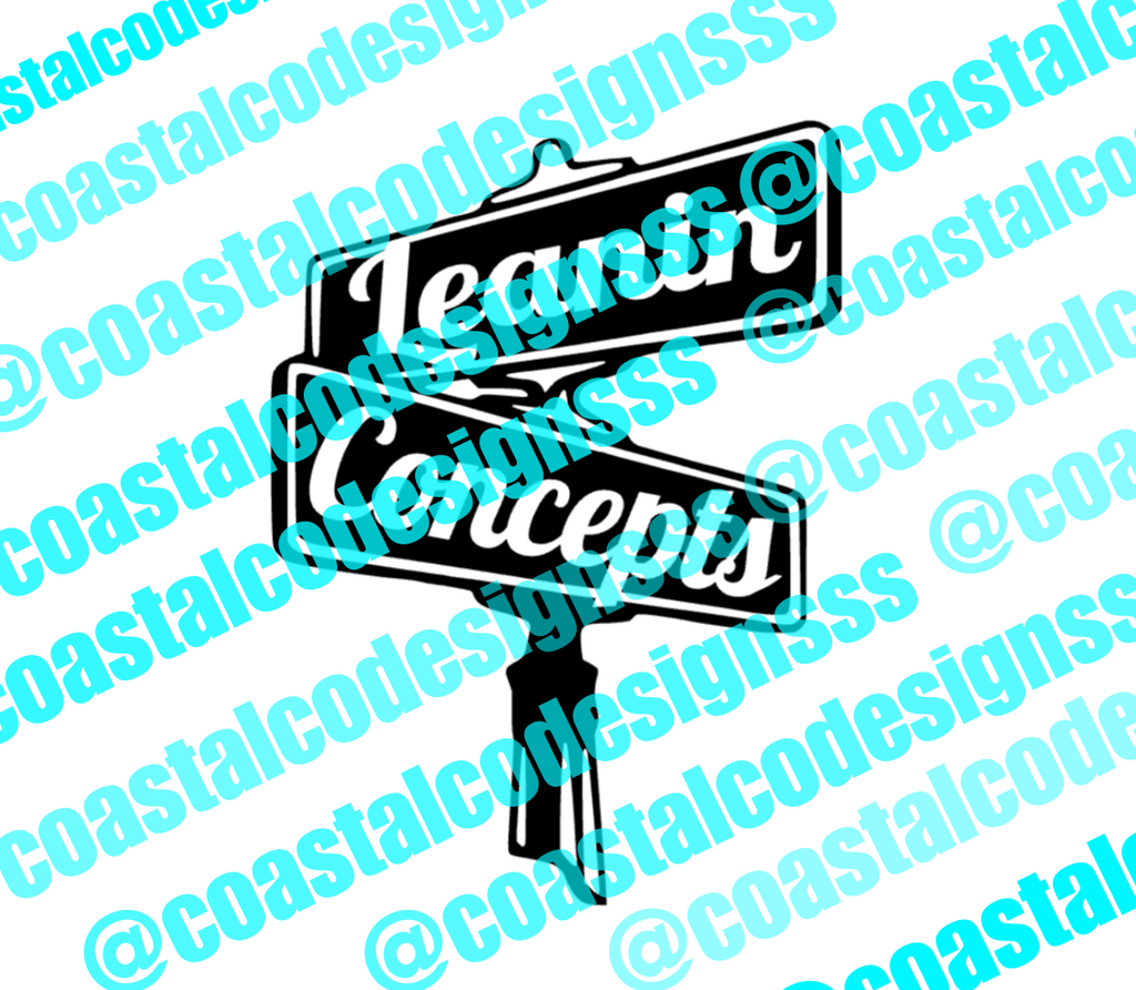 LEANIN CONCEPTS SIGN DECAL