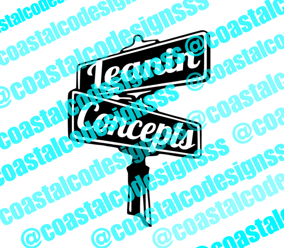 LEANIN CONCEPTS SIGN DECAL