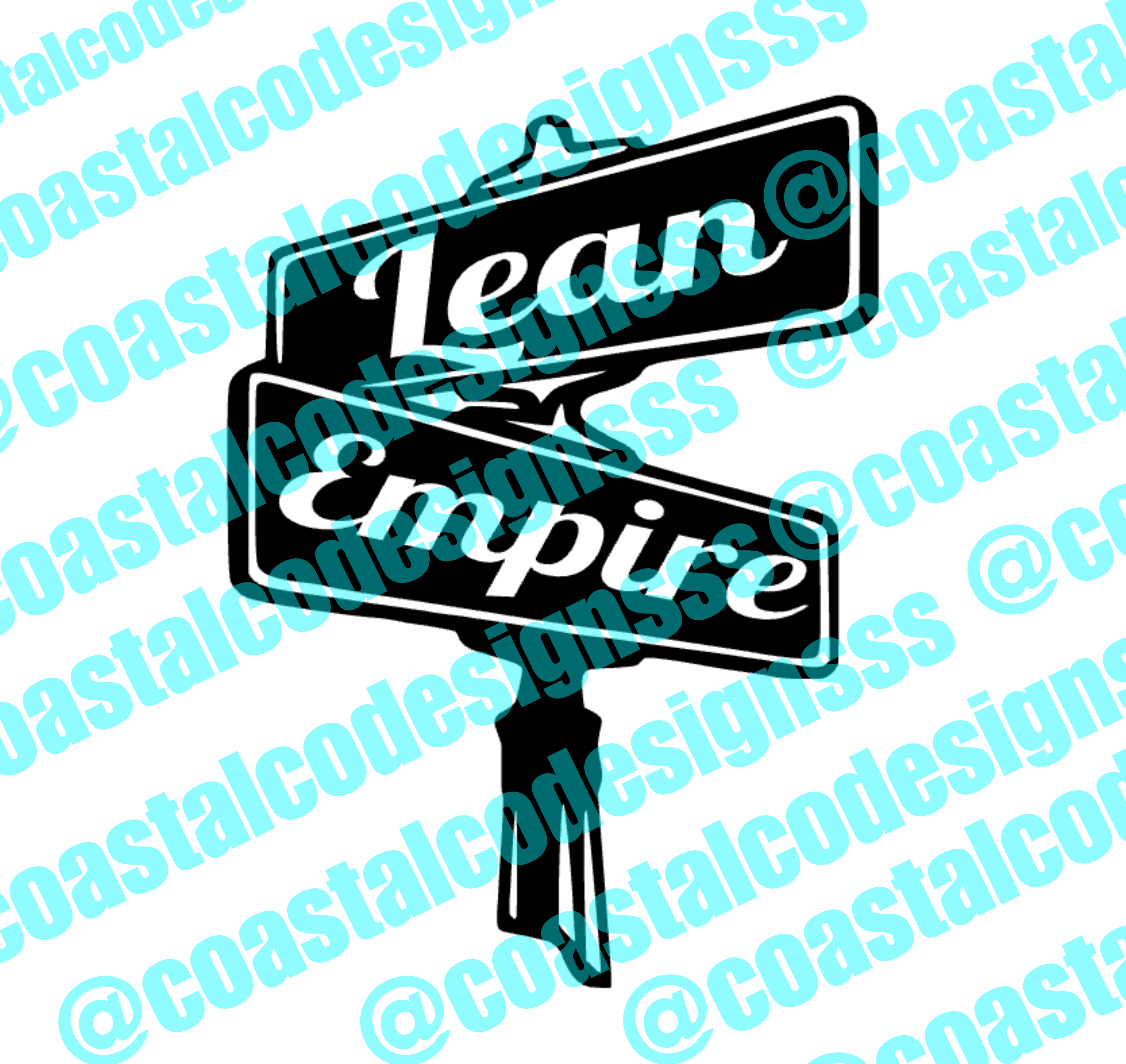 LEAN EMPIRE SIGN DECAL