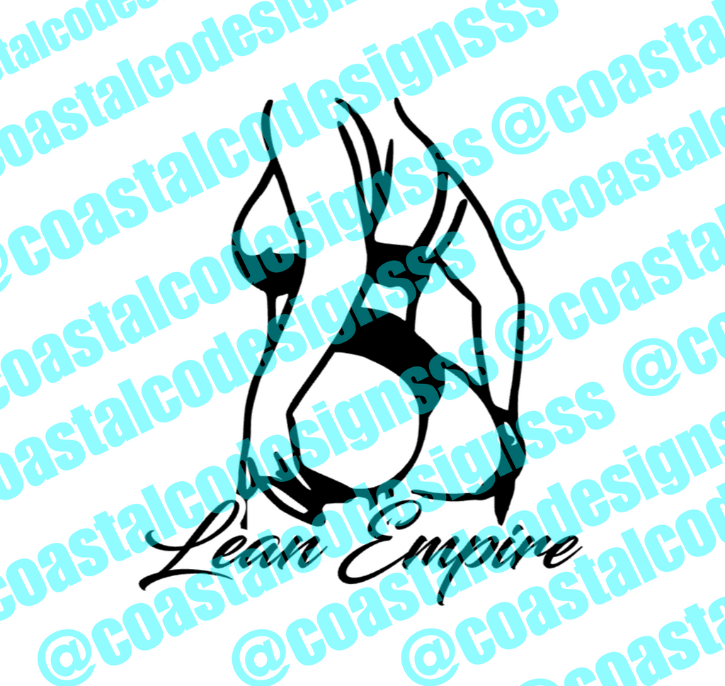 LEAN EMPIRE GIRL DECAL