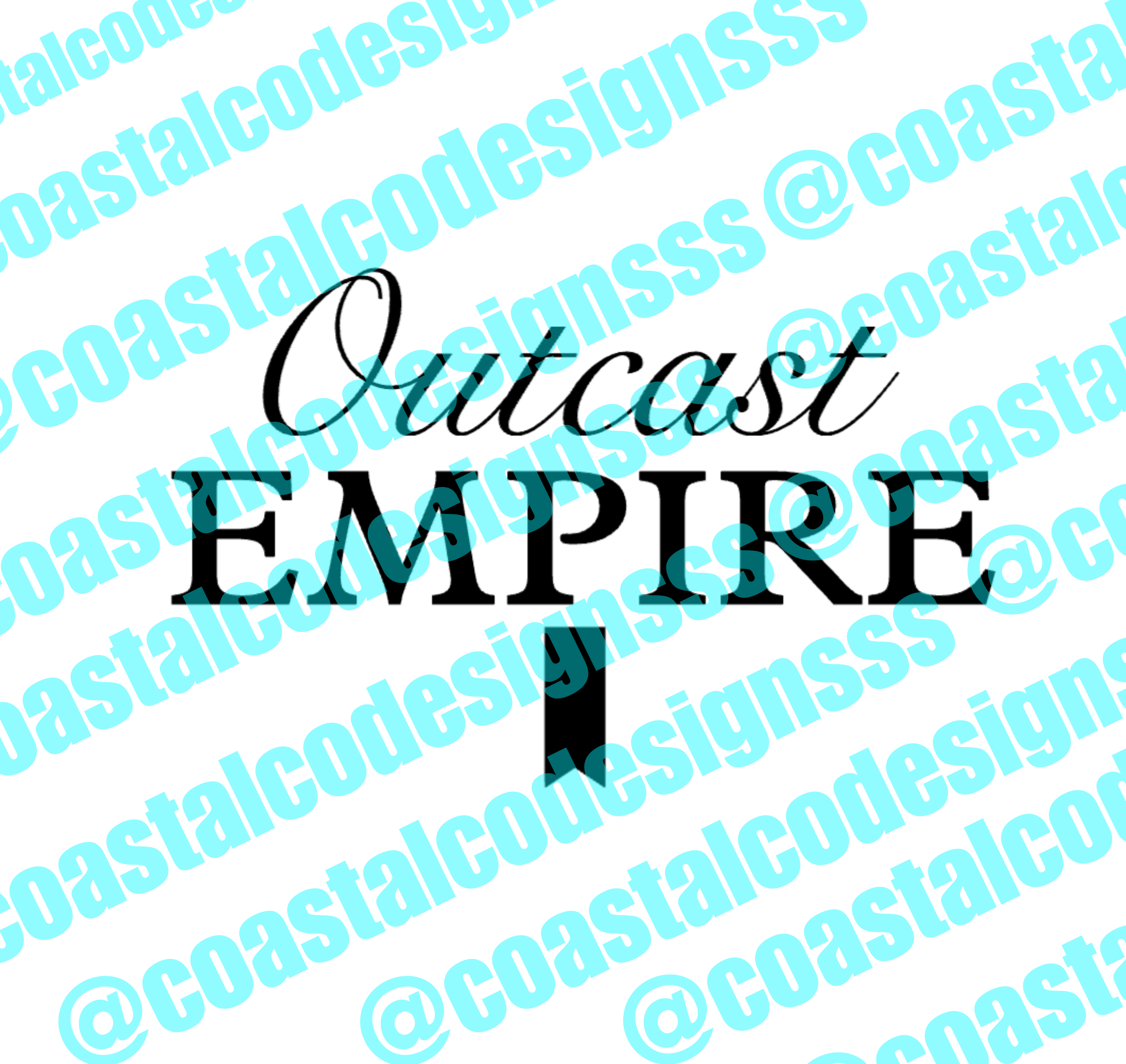 OUTCAST EMPIRE BEER LOGO DECAL