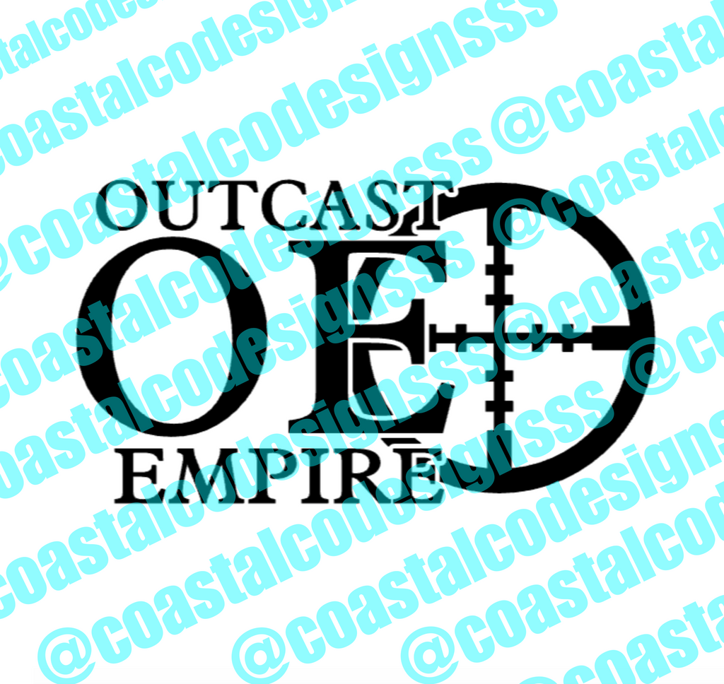 OUTCAST EMPIRE SCOPE DECAL