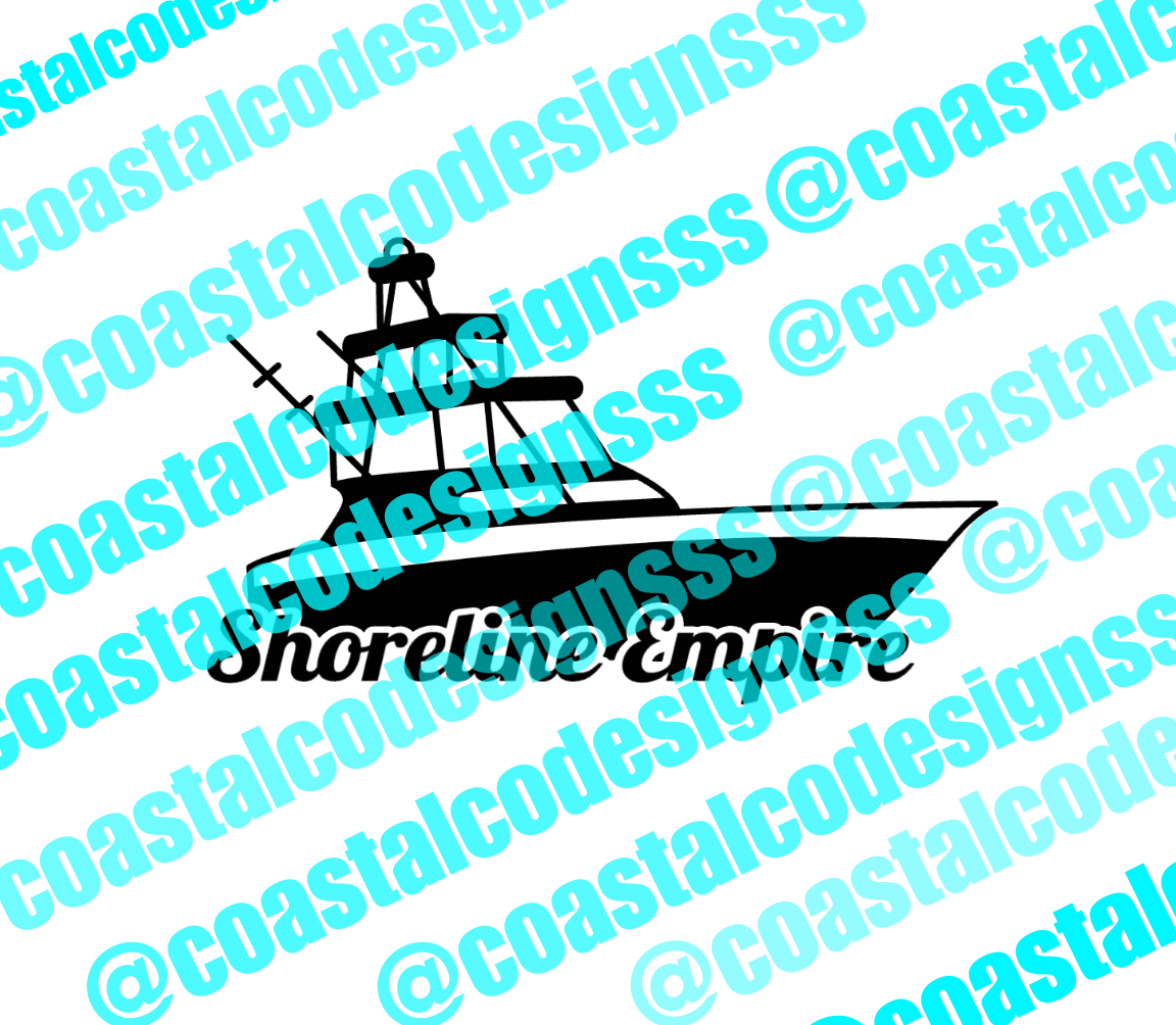 SHORELINE EMPIRE BOAT DECAL