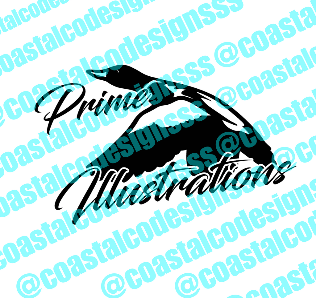 PRIME ILLUSTRATIONS DUCK DECAL