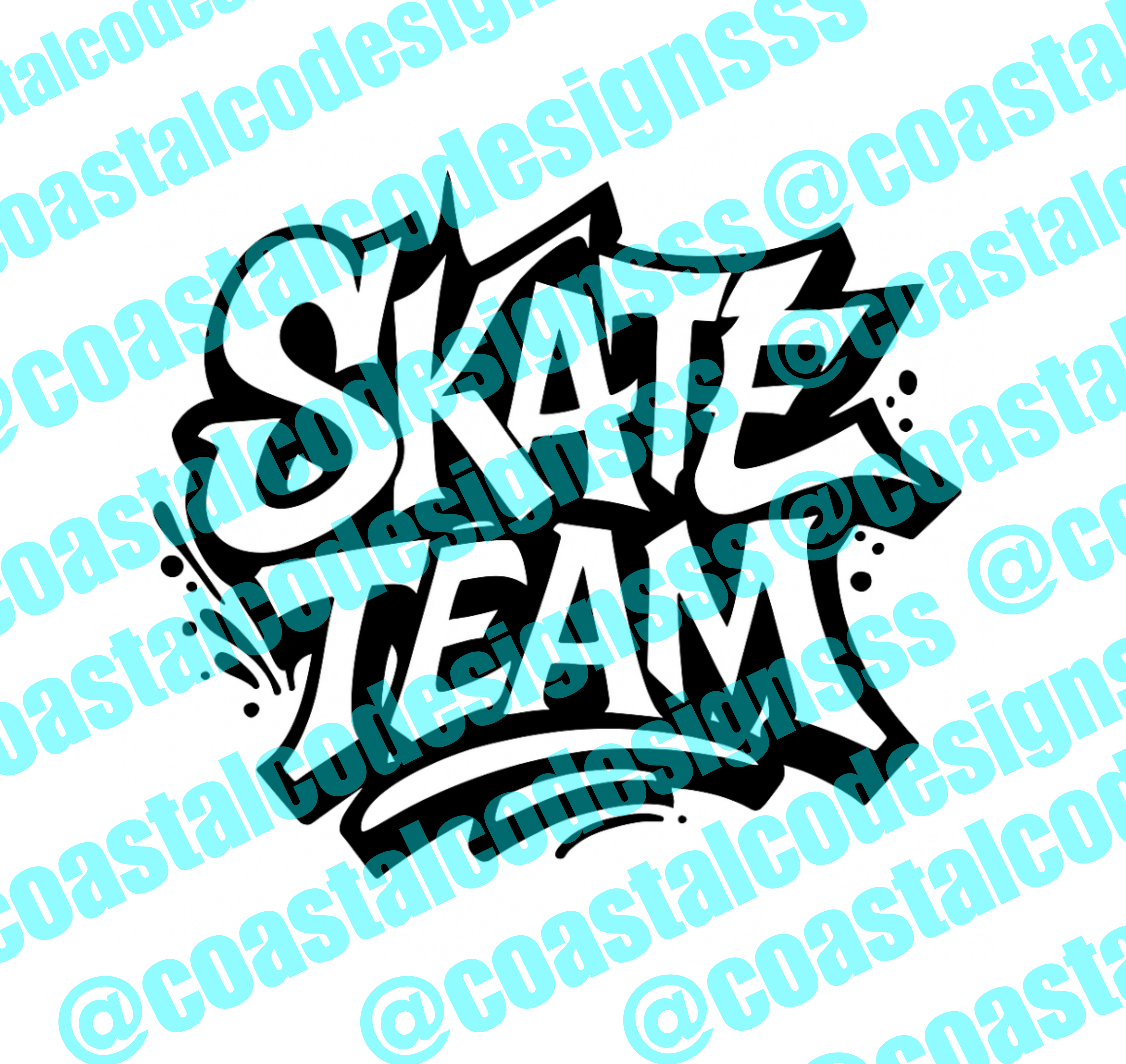 SKATE TEAM DECAL 2
