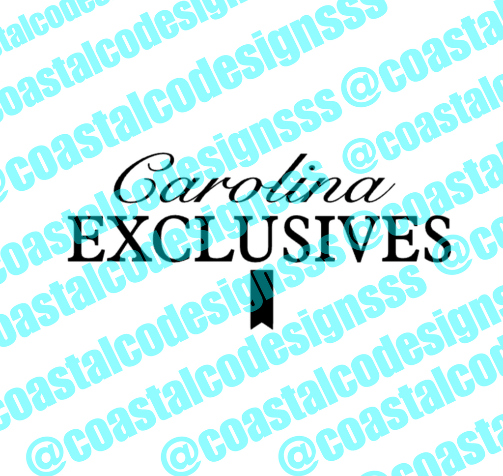 CAROLINA EXCLUSIVES BEER LOGO DECAL