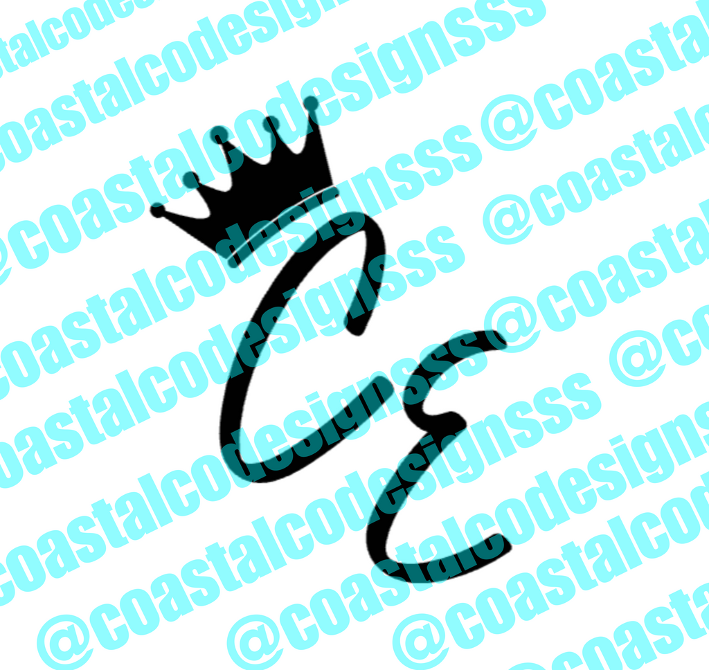 CAROLINA EXCLUSIVES LETTER LOGO 1 DECAL