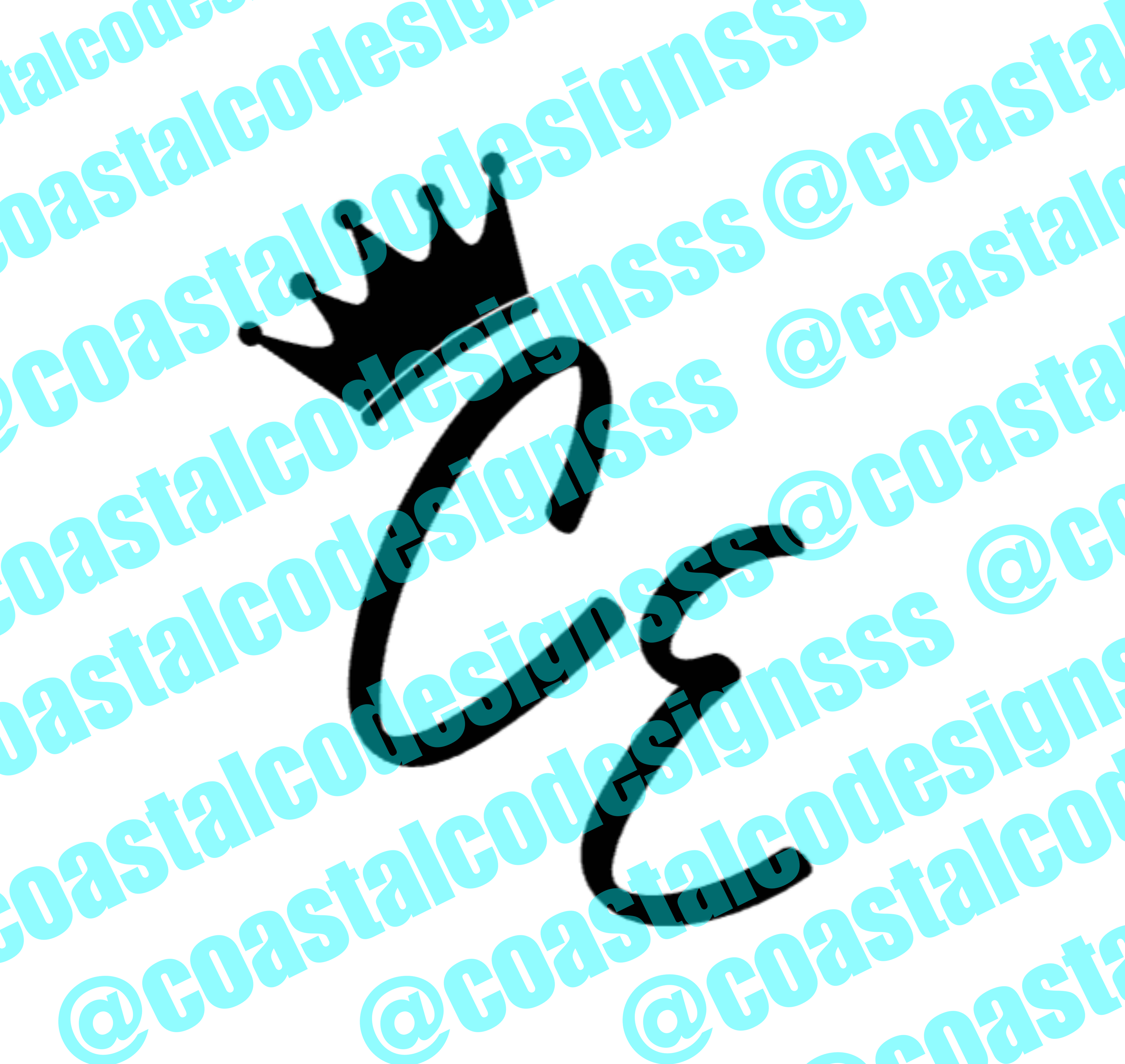 CAROLINA EXCLUSIVES LETTER LOGO 1 DECAL