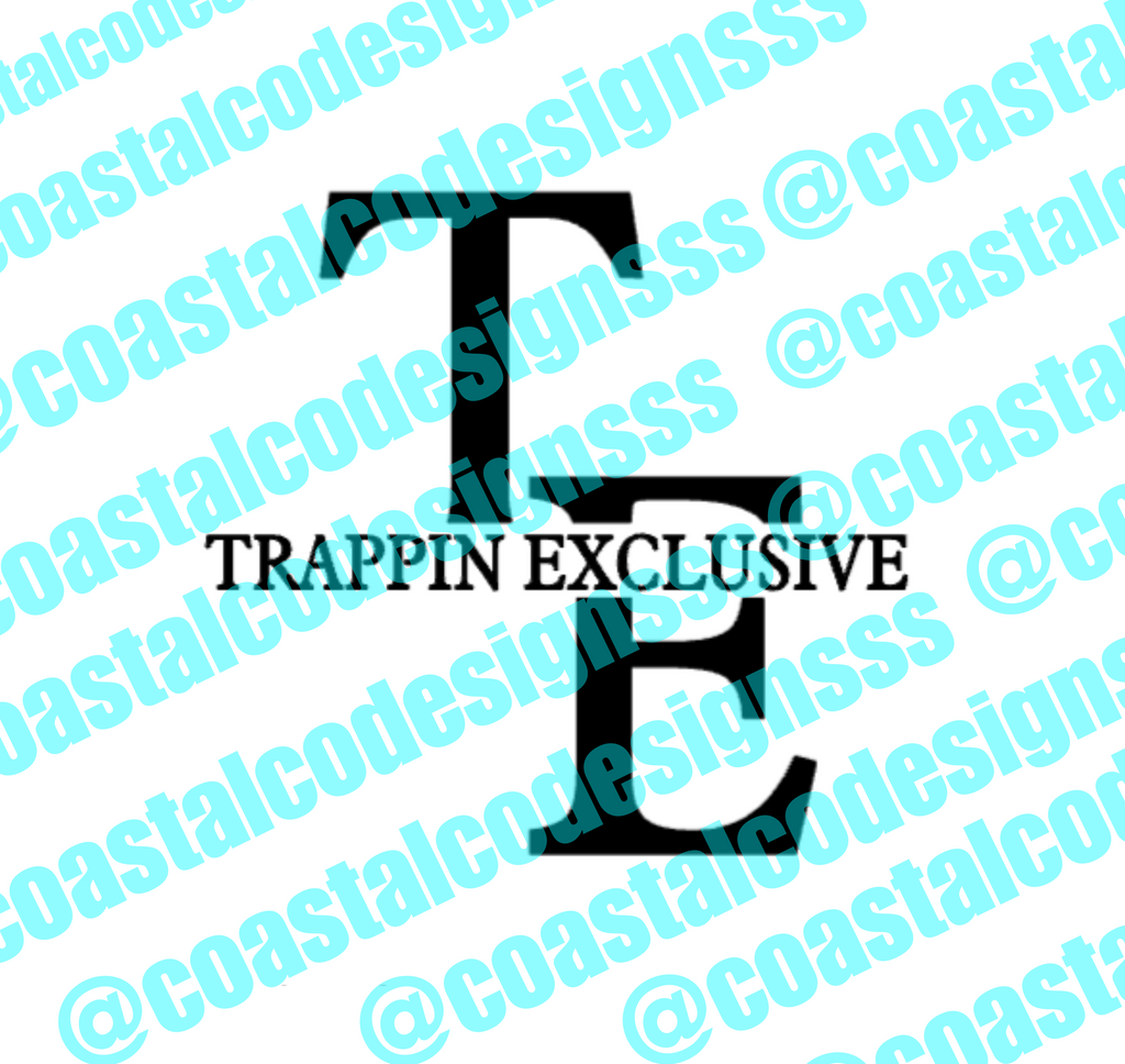 TRAPPIN EXCLUSIVE LETTER DECAL