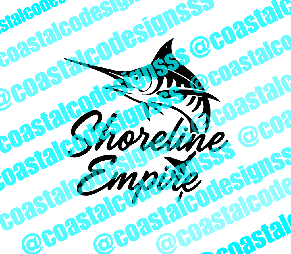 SHORELINE EMPIRE FISH DECAL