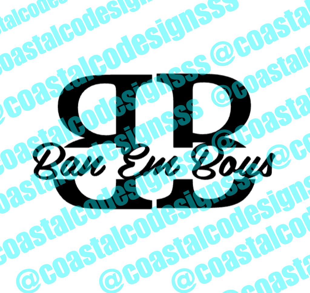 BAN EM BOYS TEXT LOGO DECAL 1