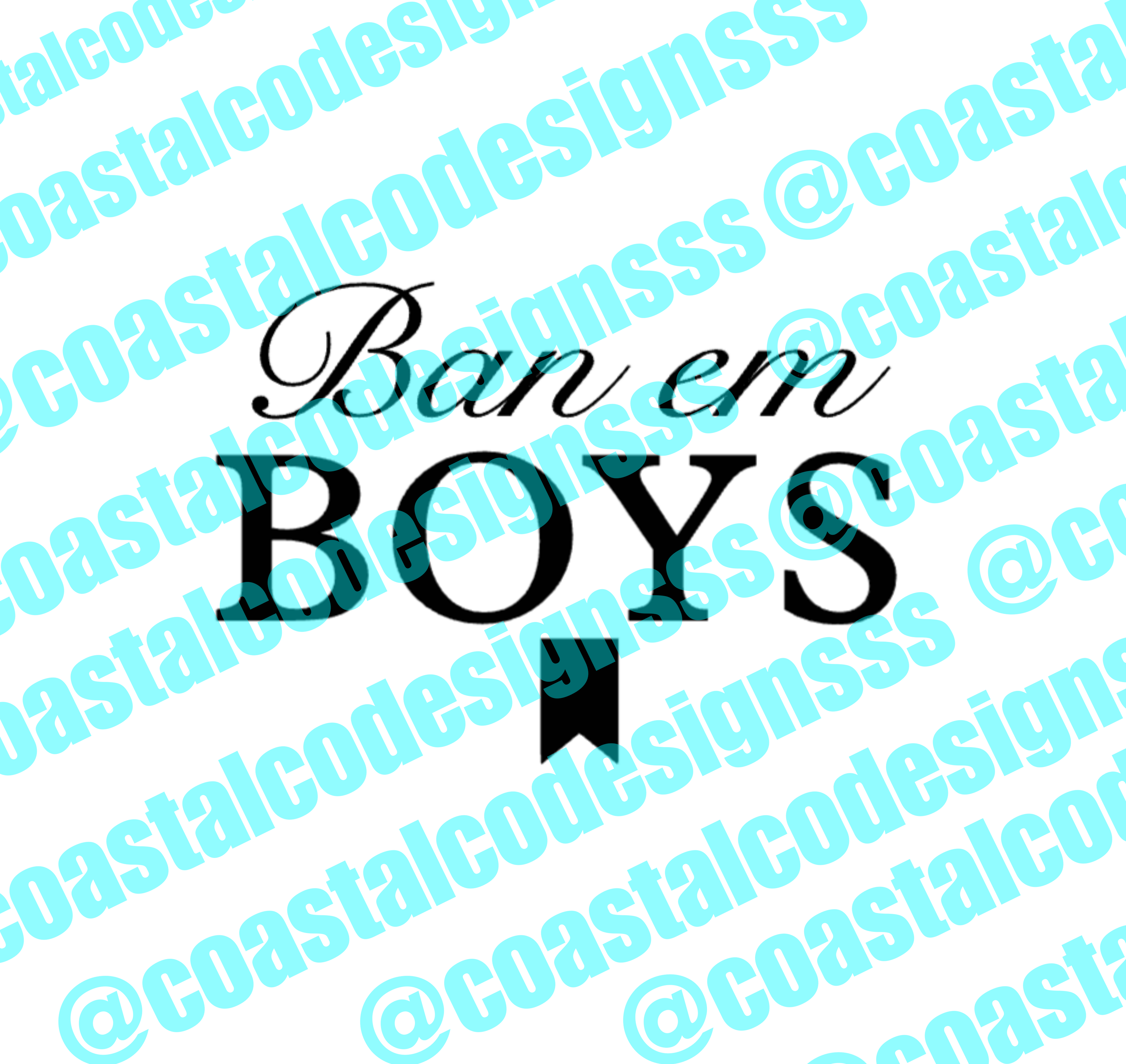 BAN EM BOYS BEER LOGO DECAL