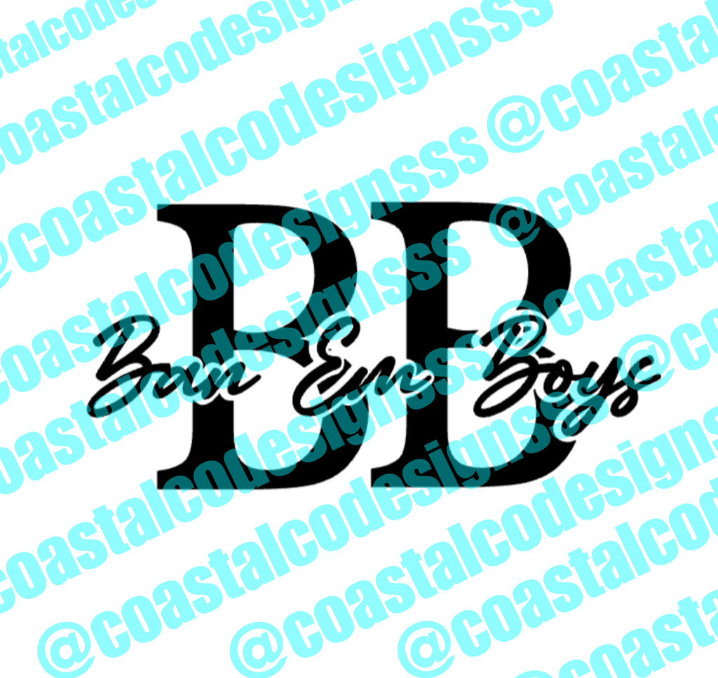 BAN EM BOYS TEXT LOGO DECAL 2