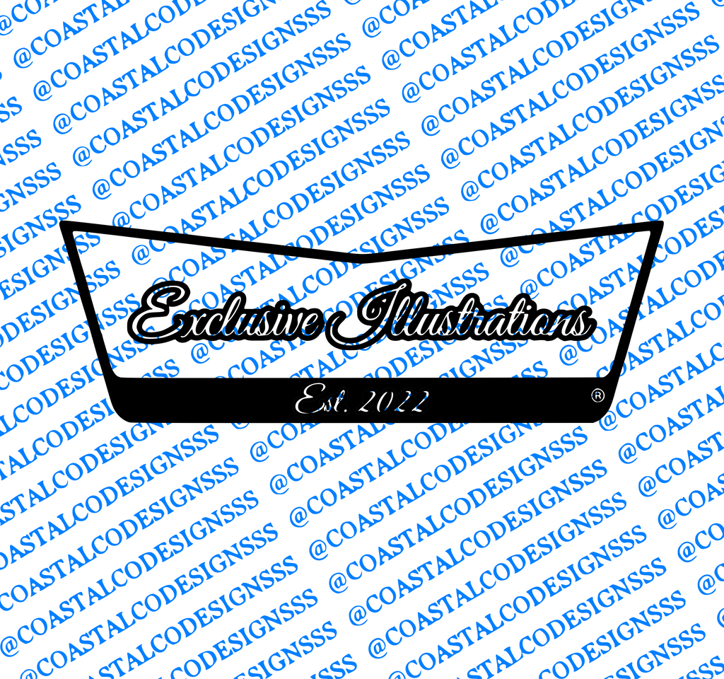 EXCLUSIVE ILLUSTRATIONS DECAL